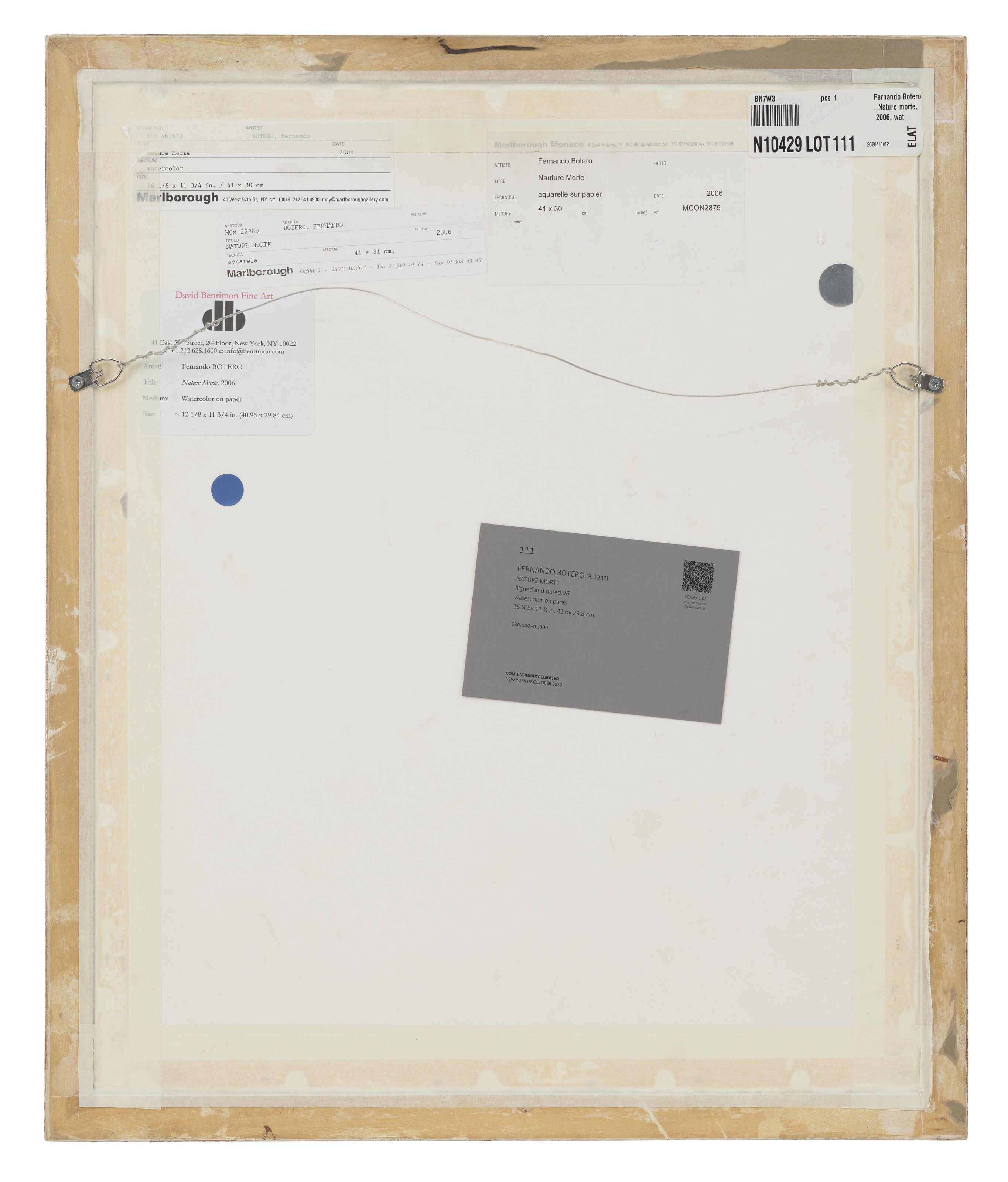 FERNANDO BOTERO (1932-2023) image 3