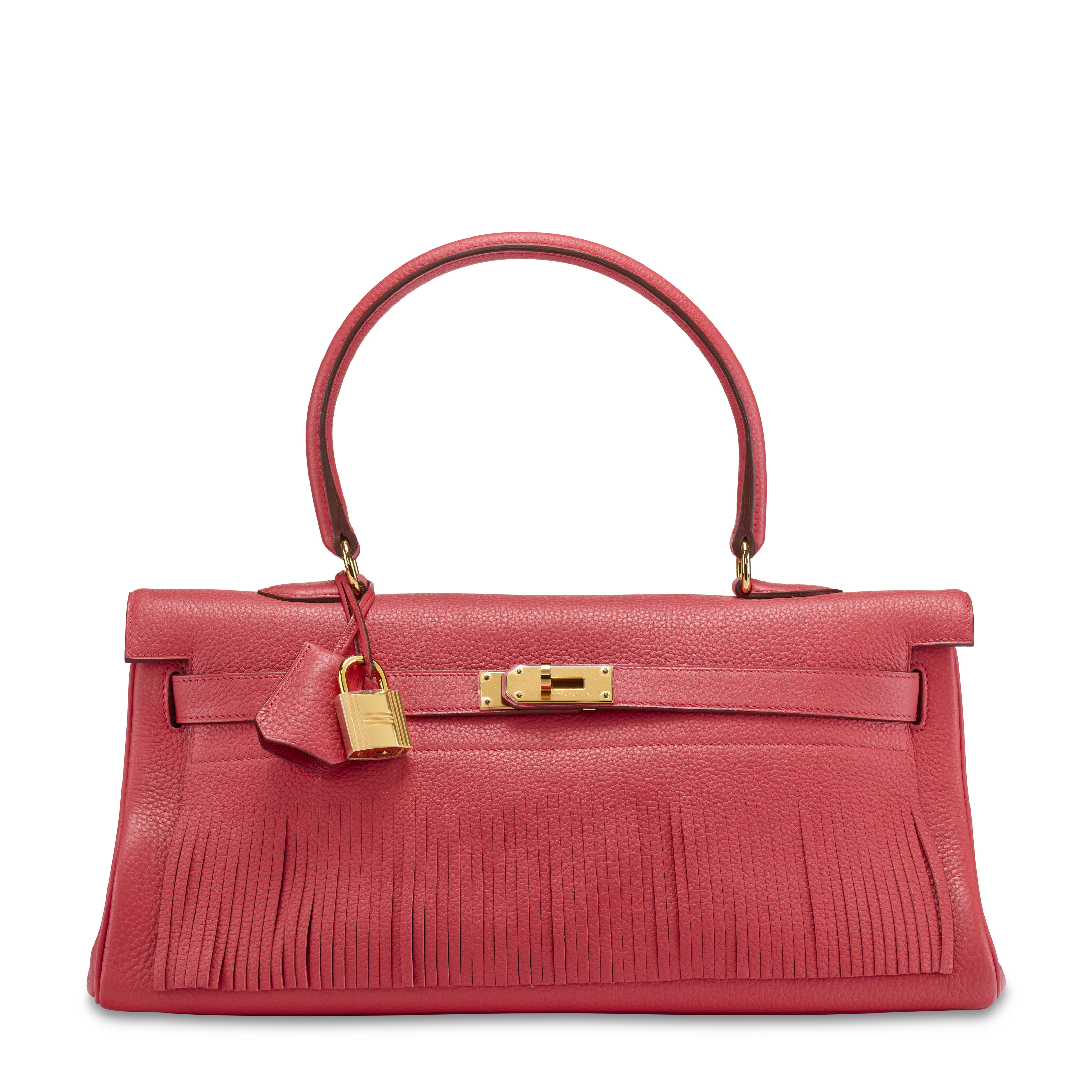 A BOUGAINVILLEA CLÉMENCE LEATHER FRINGE SHOULDER KELLY WITH