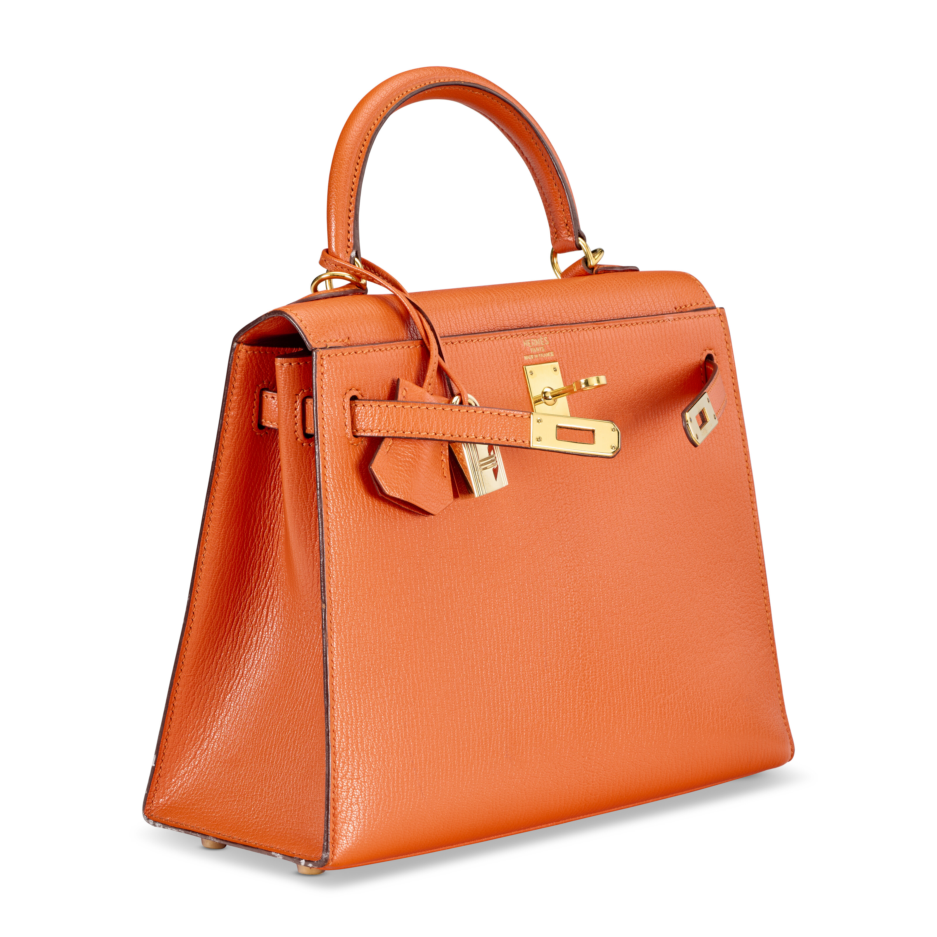 48 美品　HERMES　エルメス　オレンジ　空箱　ケリー25 HERMES ケリー25 空箱 【公式通販】
