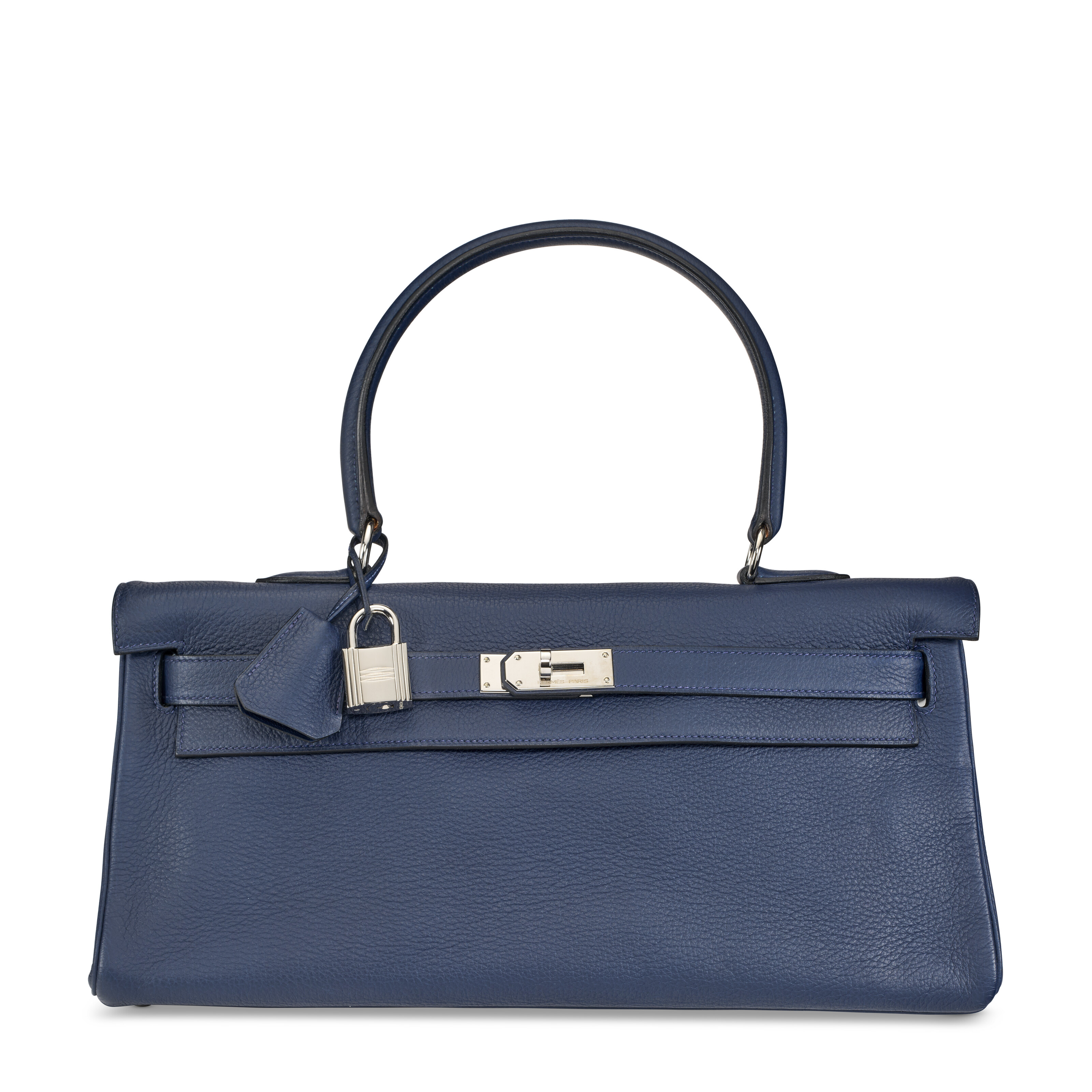 A BLEU TIE SWIFT LEATHER BIRKIN 25 WITH PALLADIUM HARDWARE, HERMÈS