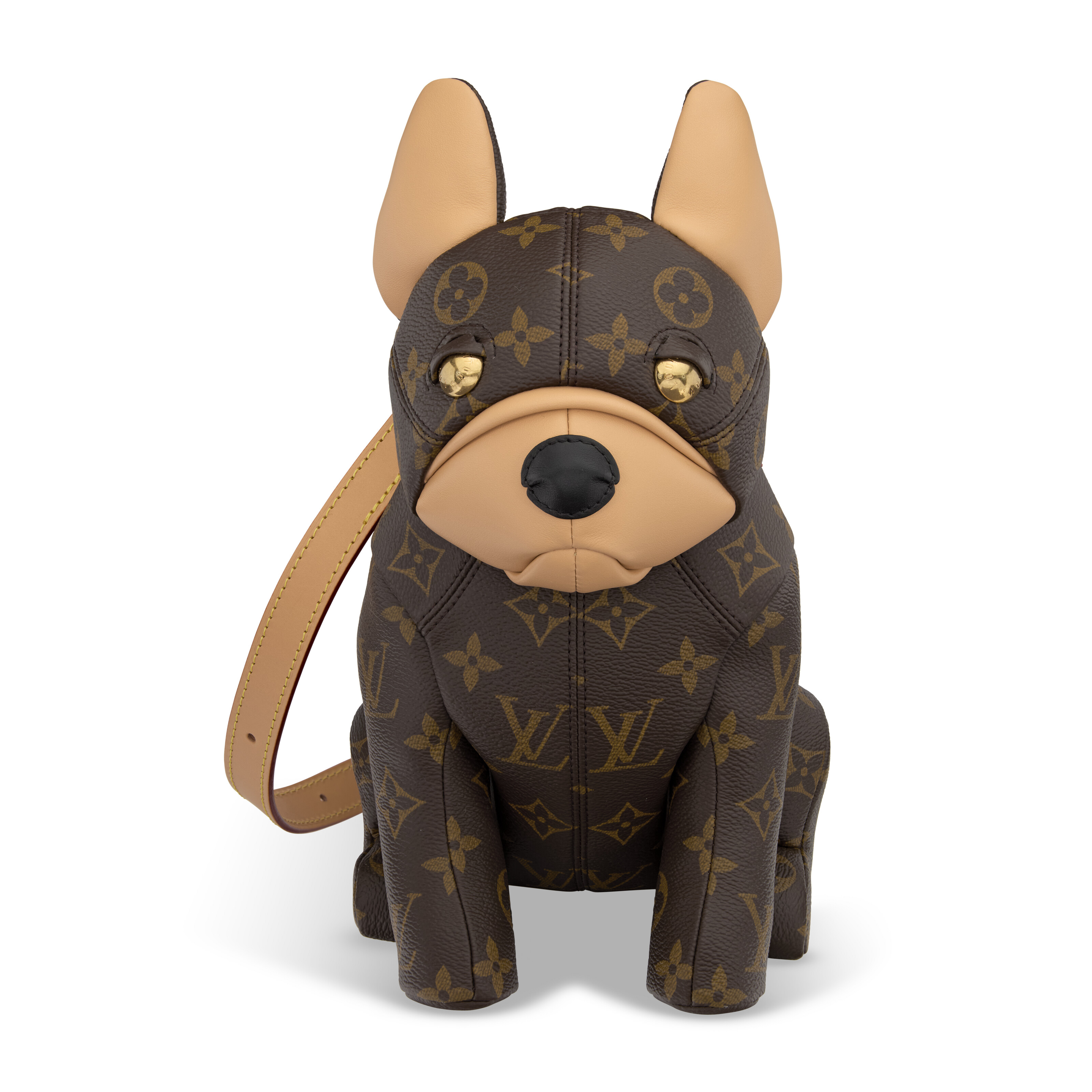 A LIMITED EDITION CLASSIC MONOGRAM CANVAS POOCH BAG WITH GOLD