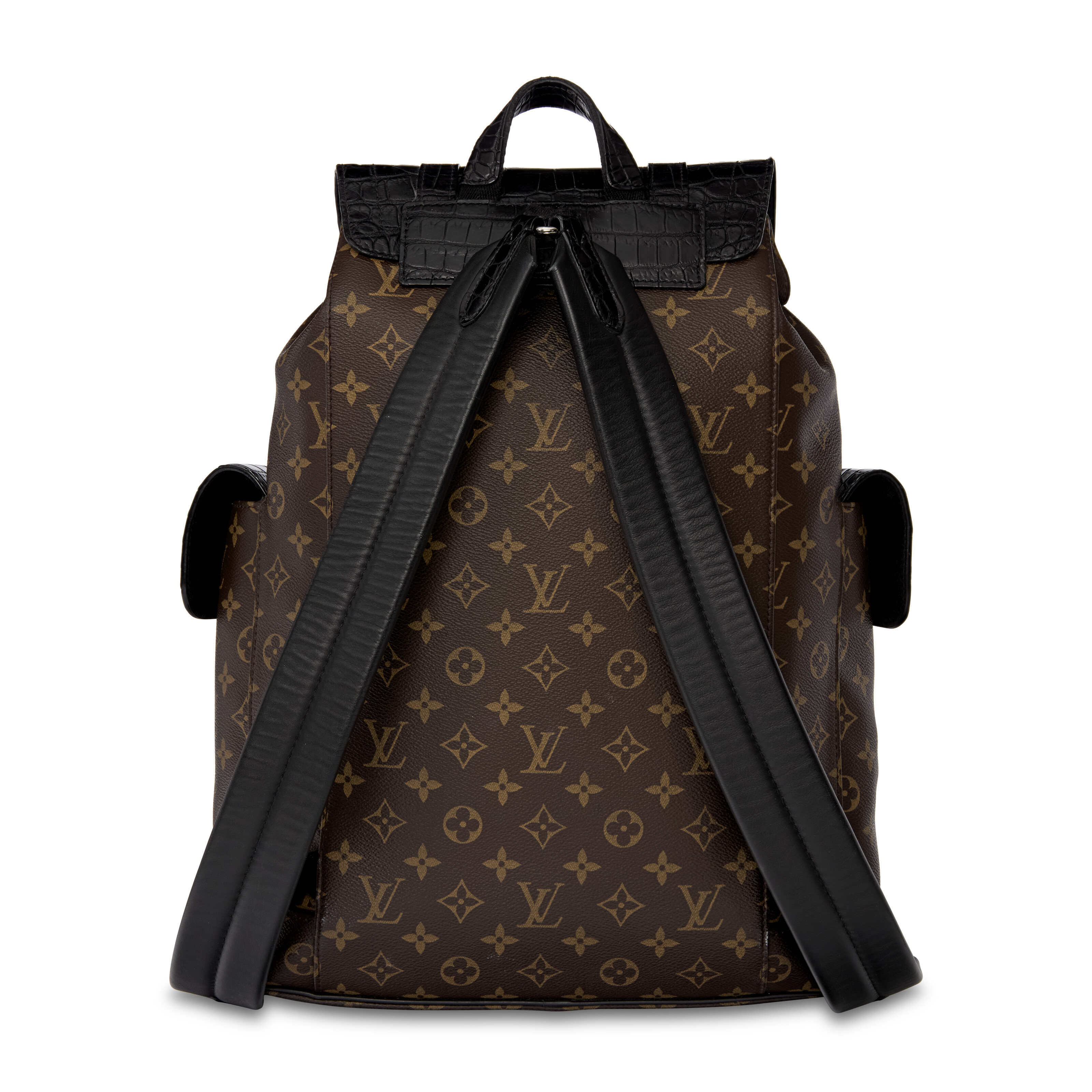 louis vuitton christopher backpack crocodile Nano Monogram Eclipse even the silver Vuitton Bags Custom Louis Vuitton