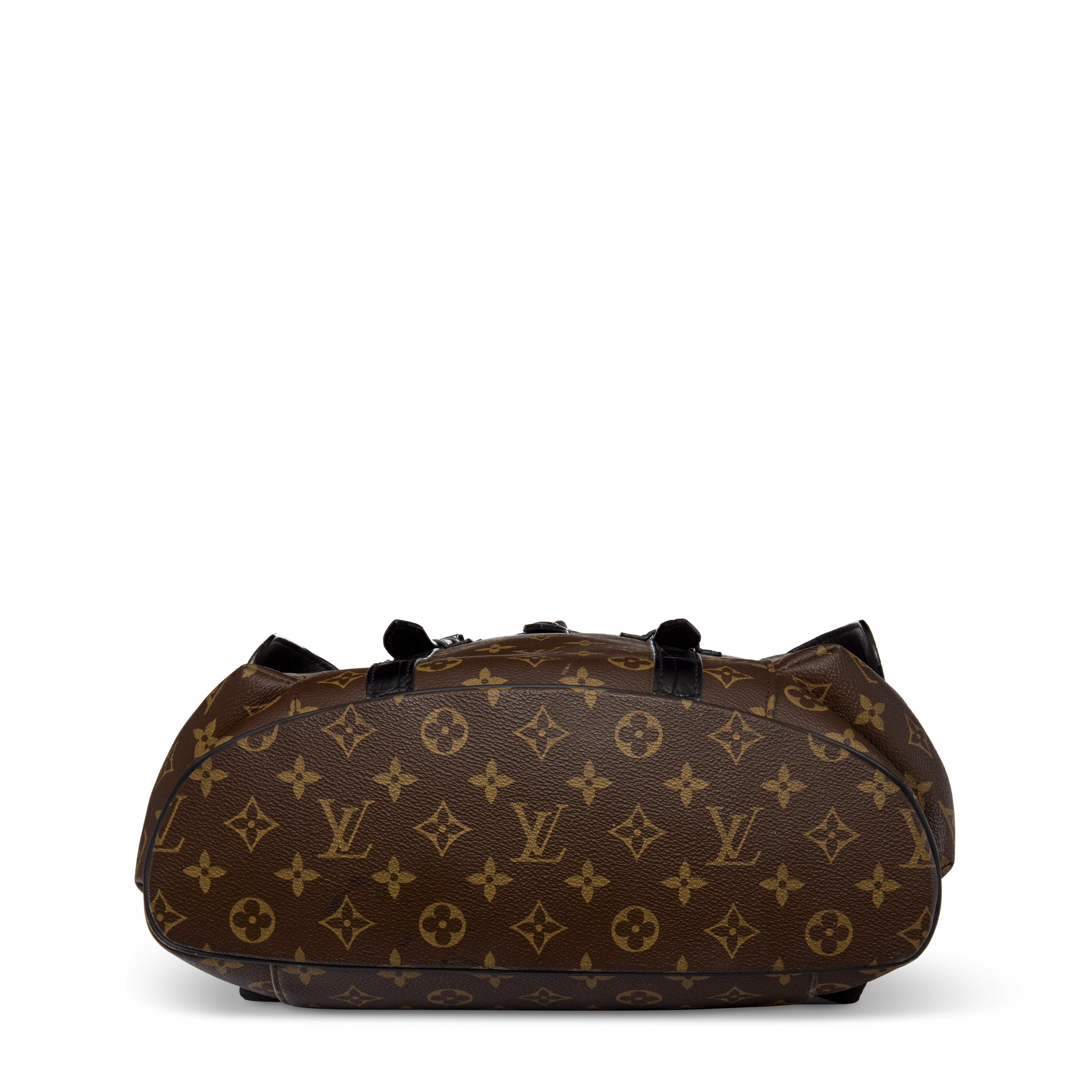 louis vuitton christopher backpack crocodile Nano Monogram Eclipse The christopher mm backpack is a mid Handcrafted Alligator Skin Leather Backpack