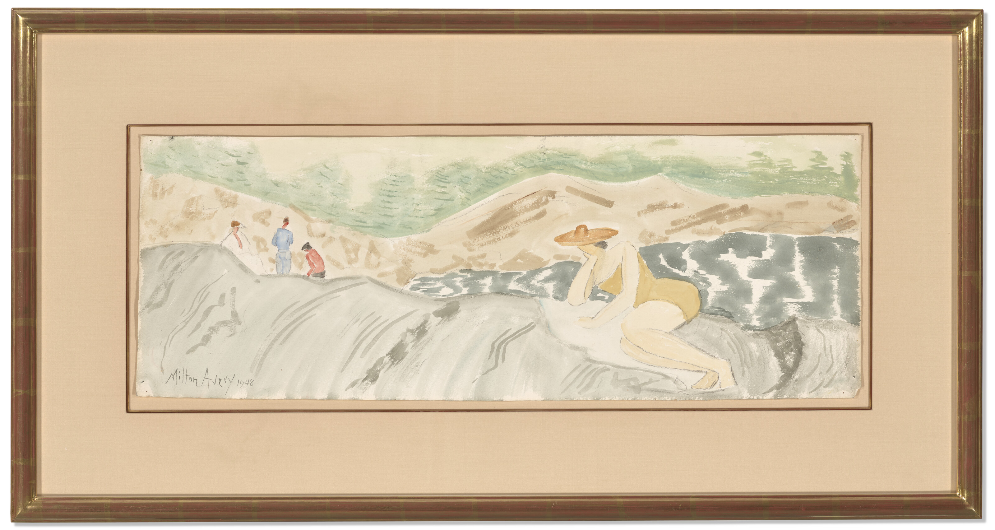 MILTON AVERY (1885-1965), Sunbather | Christie's