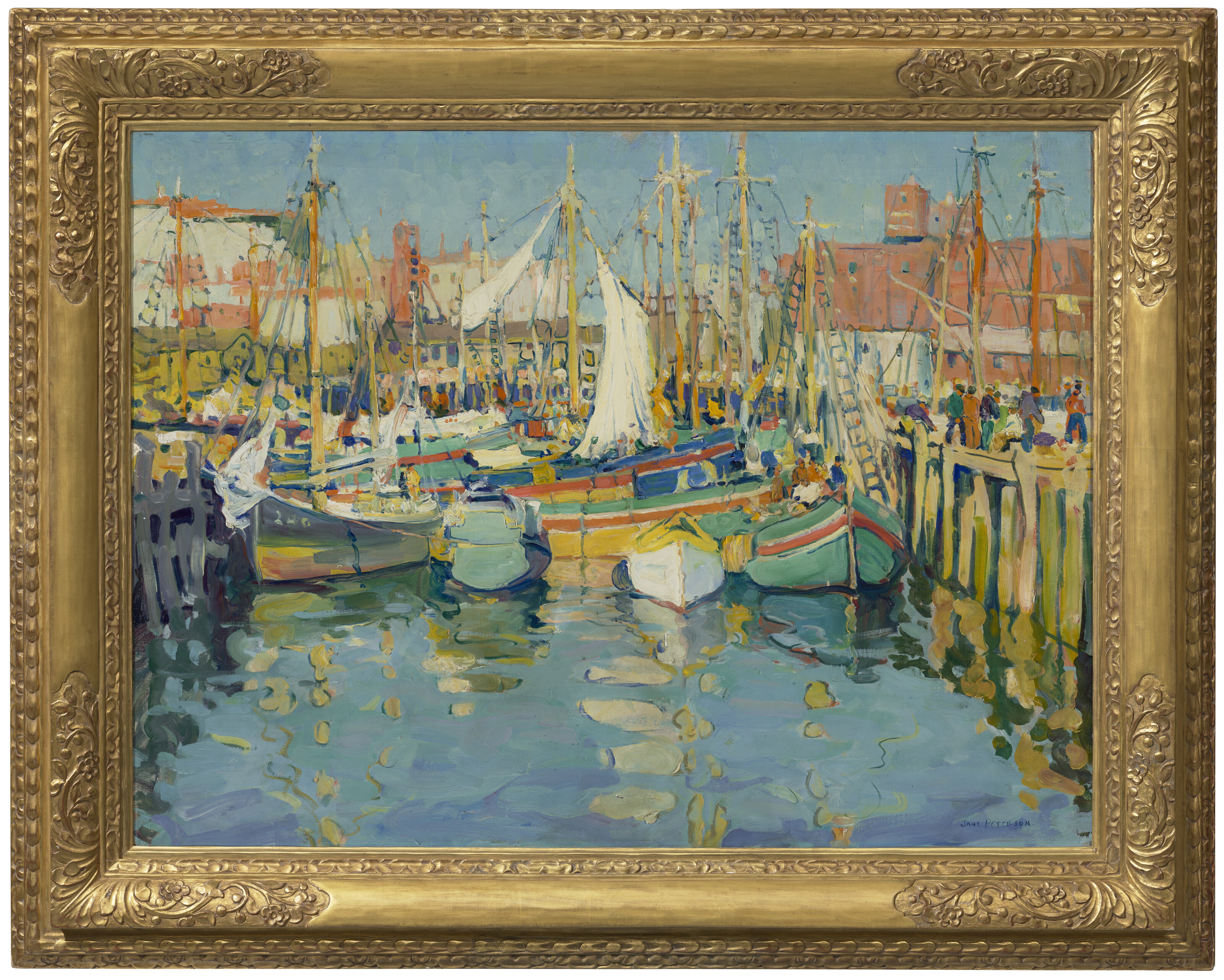 JANE PETERSON (1876-1965), Gloucester Harbor | Christie's