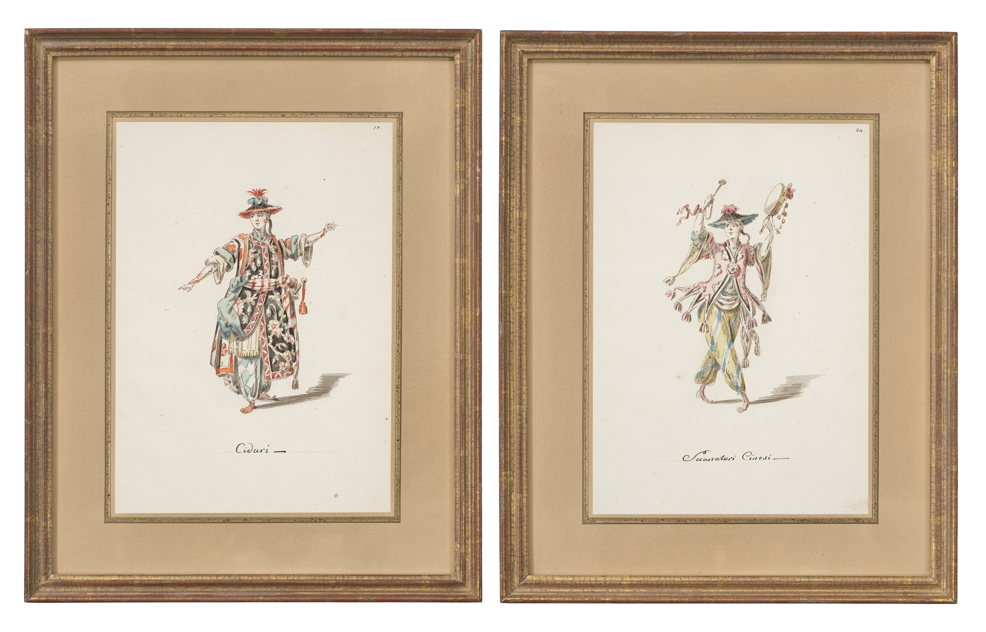 GUSTAV KLIMT (1862-1918), Kniender Mann und sitzende Frau in