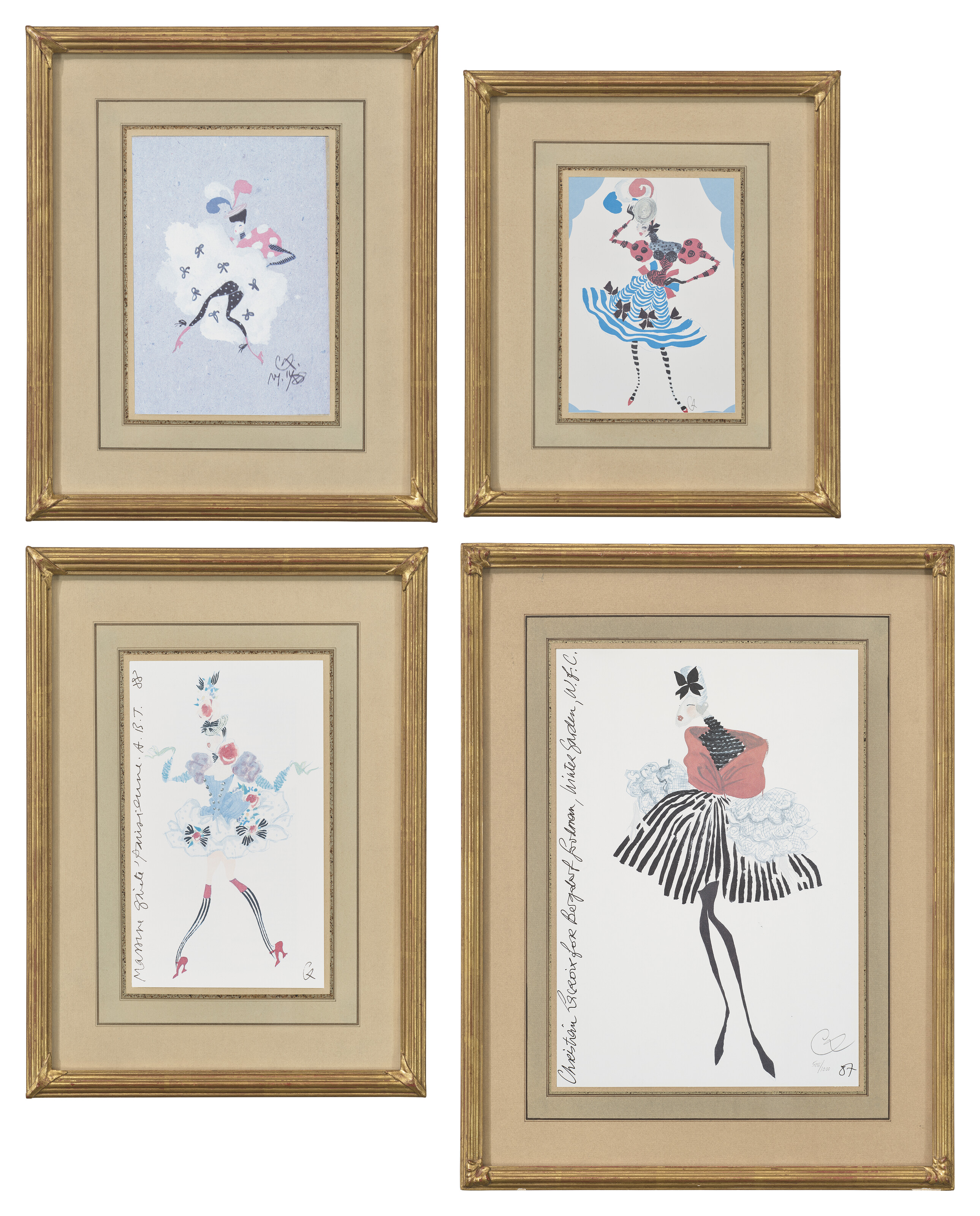 Catalog image of Group of four prints