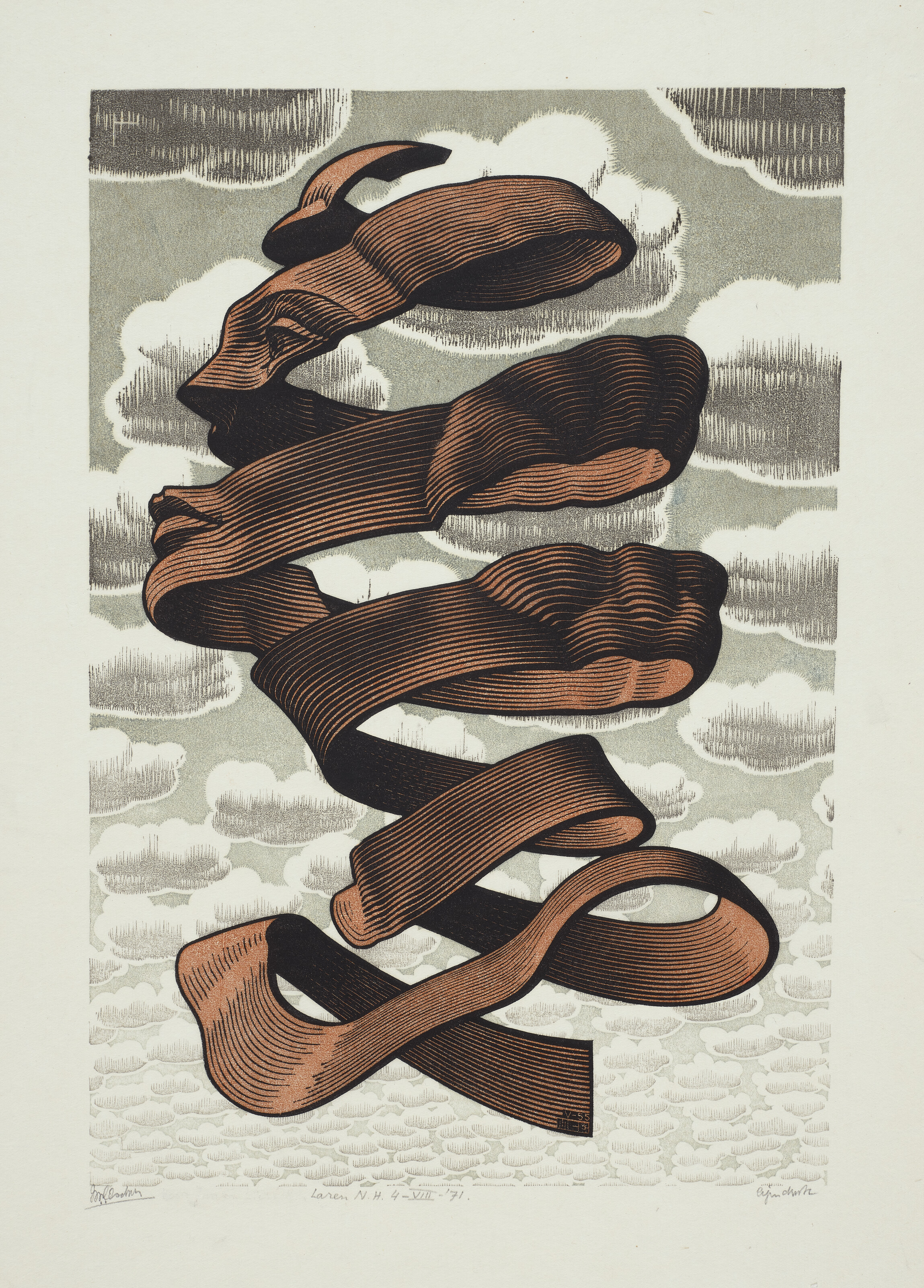 MAURITS CORNELIS ESCHER (1898-1972), Concentric Rinds
