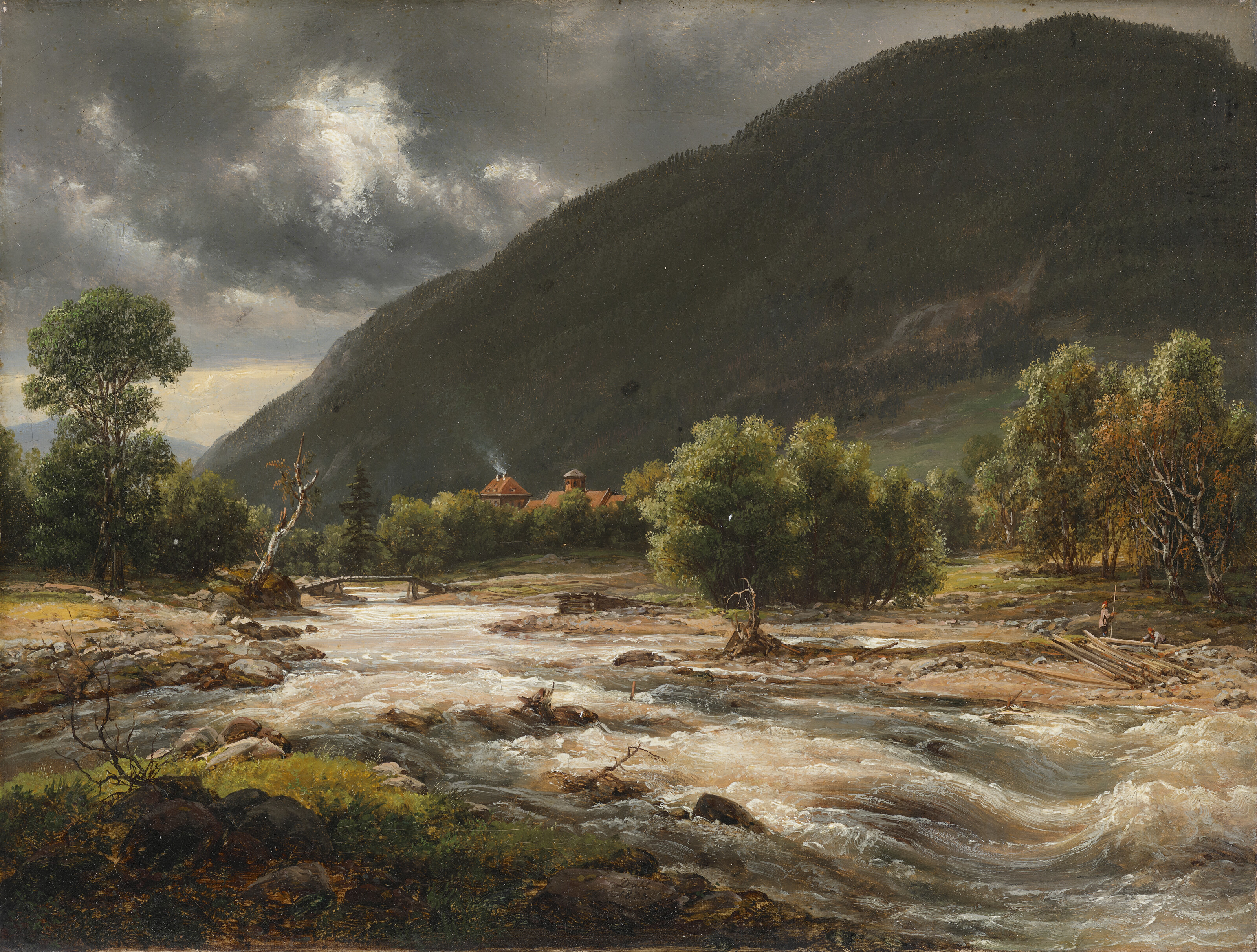 Johan Christian Clausen Dahl、希少画集、新品額装付 Johan Christian Clausen Dahl、希少画集、新品額装付 1200px-