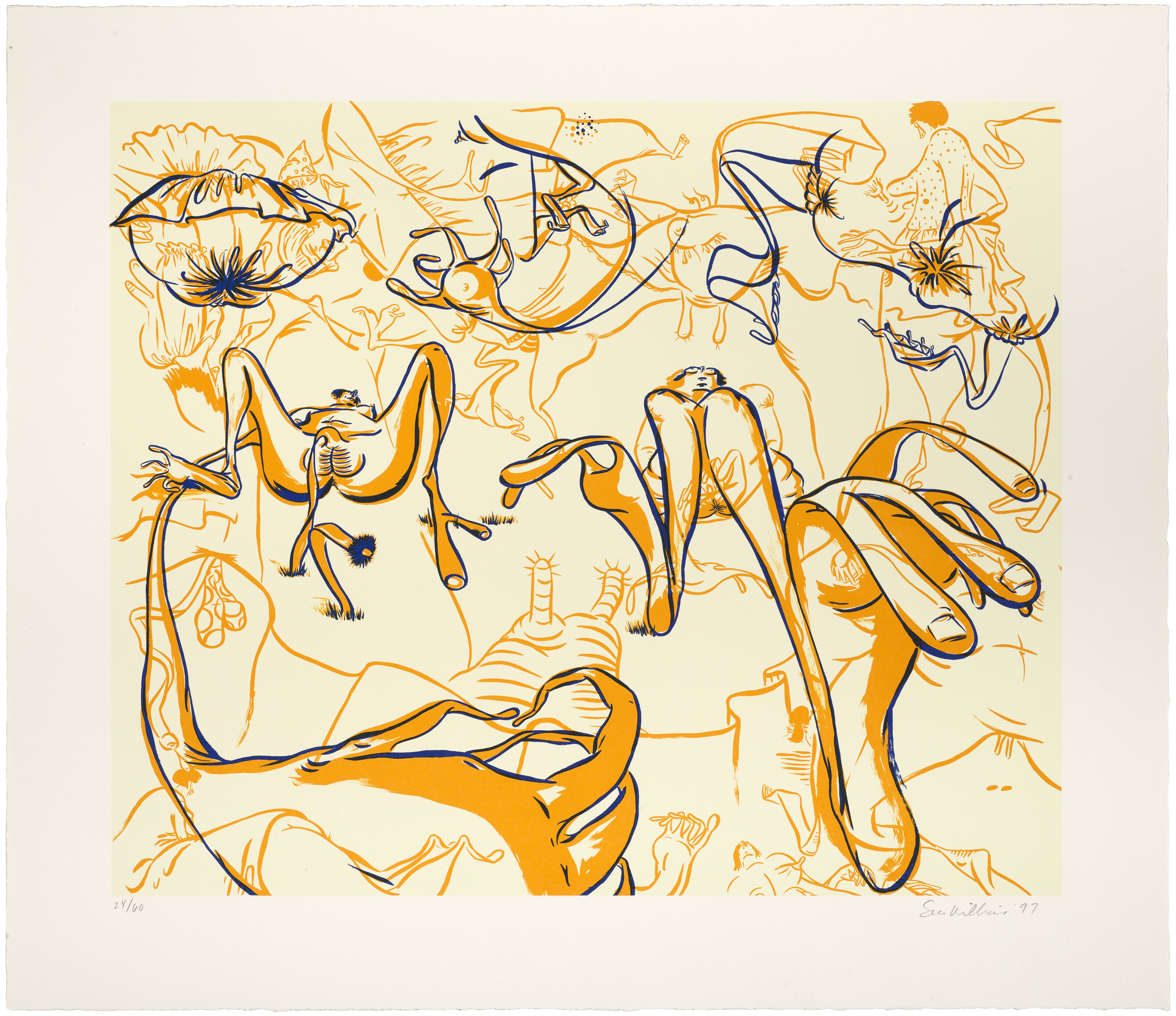 Catalog image of Picnic, from 1997 Biennial Exhibition Portfolio