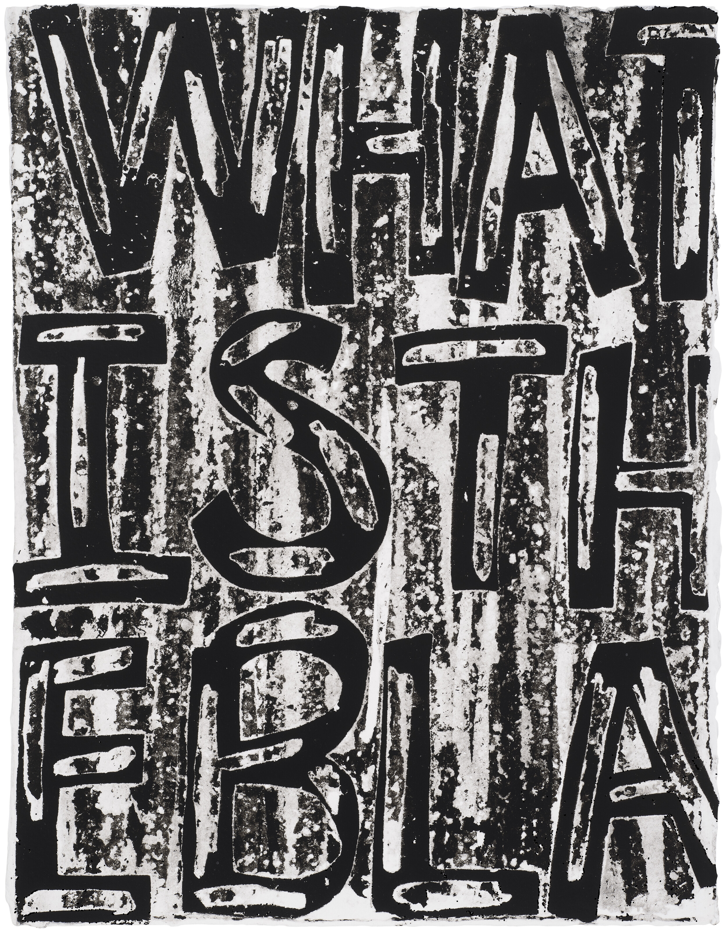 ADAM PENDLETON (B. 1984), What is the Black Dada | Christie’s