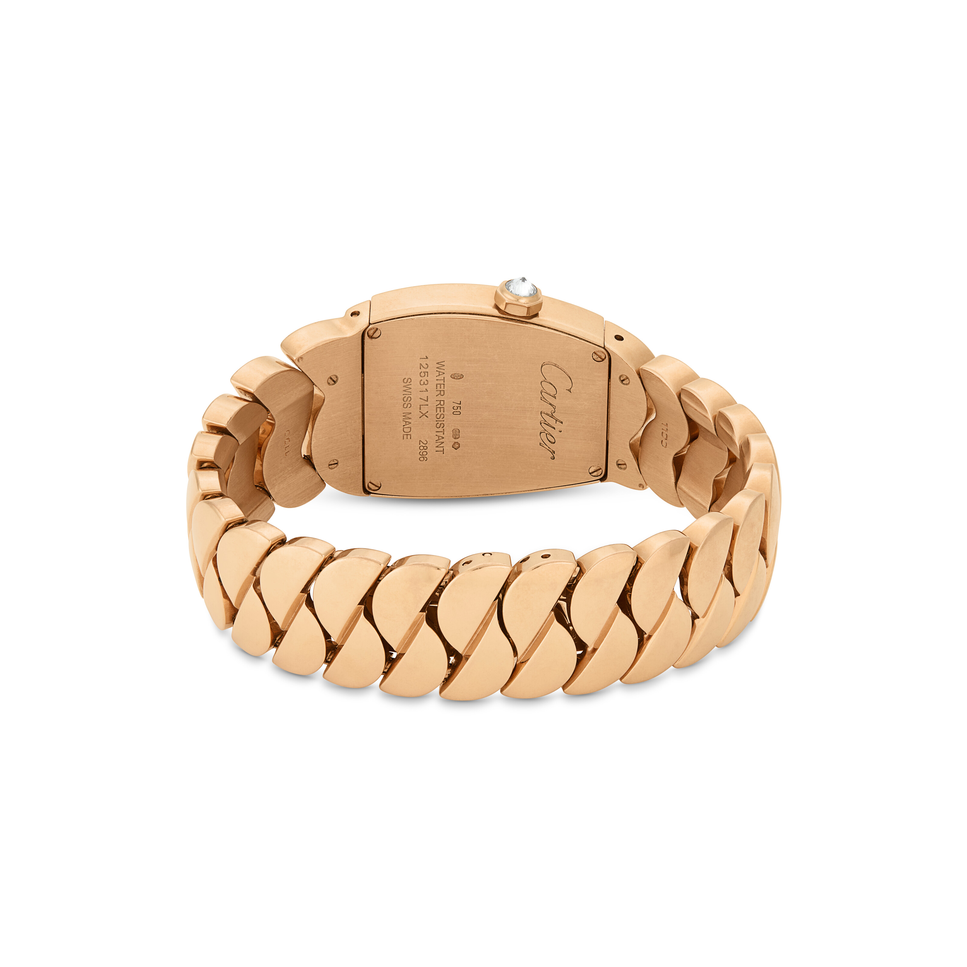 CARTIER DIAMOND AND ROSE GOLD 'LA DONA' WRISTWATCH image 4