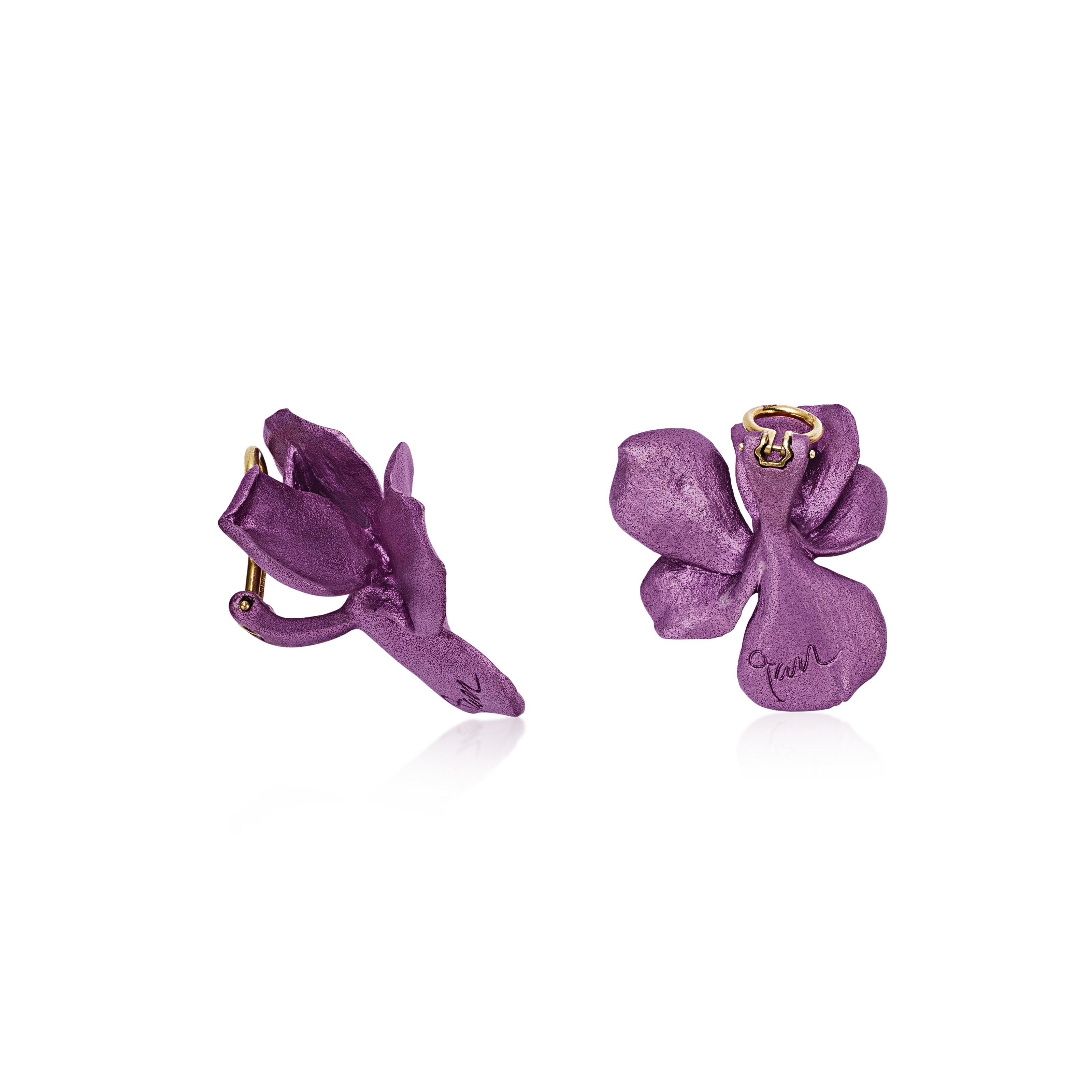 JAR ALUMINUM 'PANSY' EARRINGS image 3