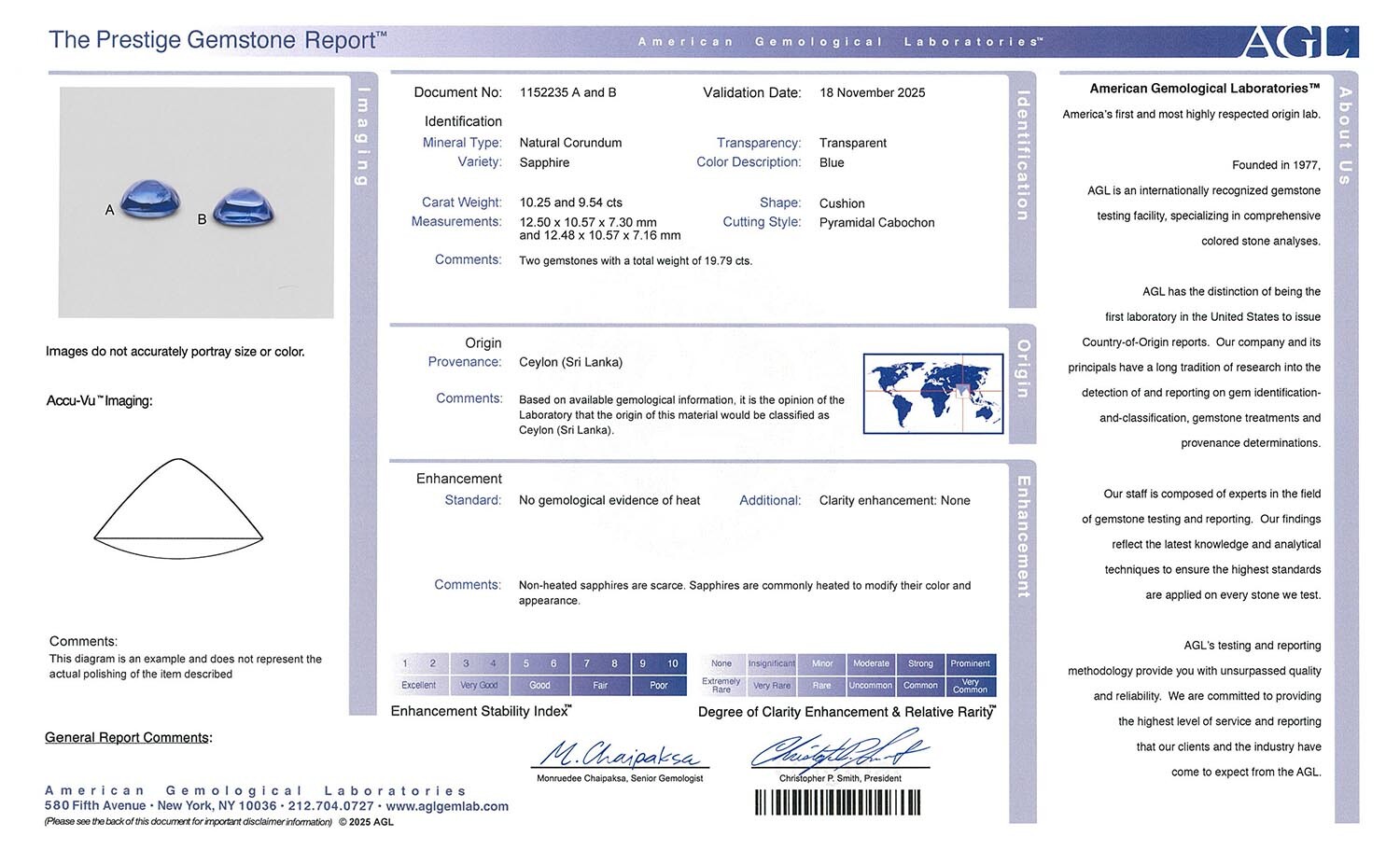 SAPPHIRE AND DIAMOND EARRINGS image 3