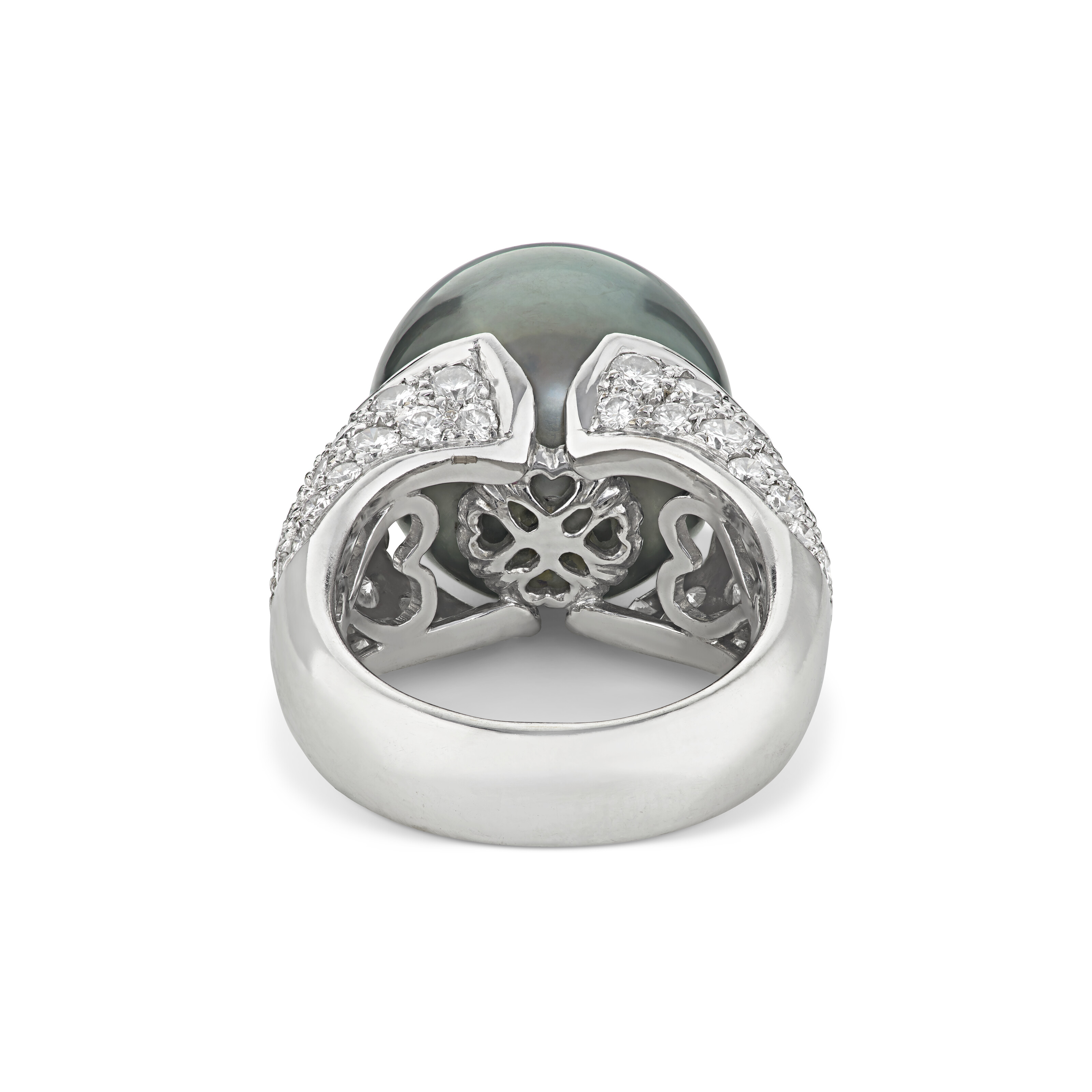 ADLER TWO CULTURED PEARL AND DIAMOND RINGS image 6