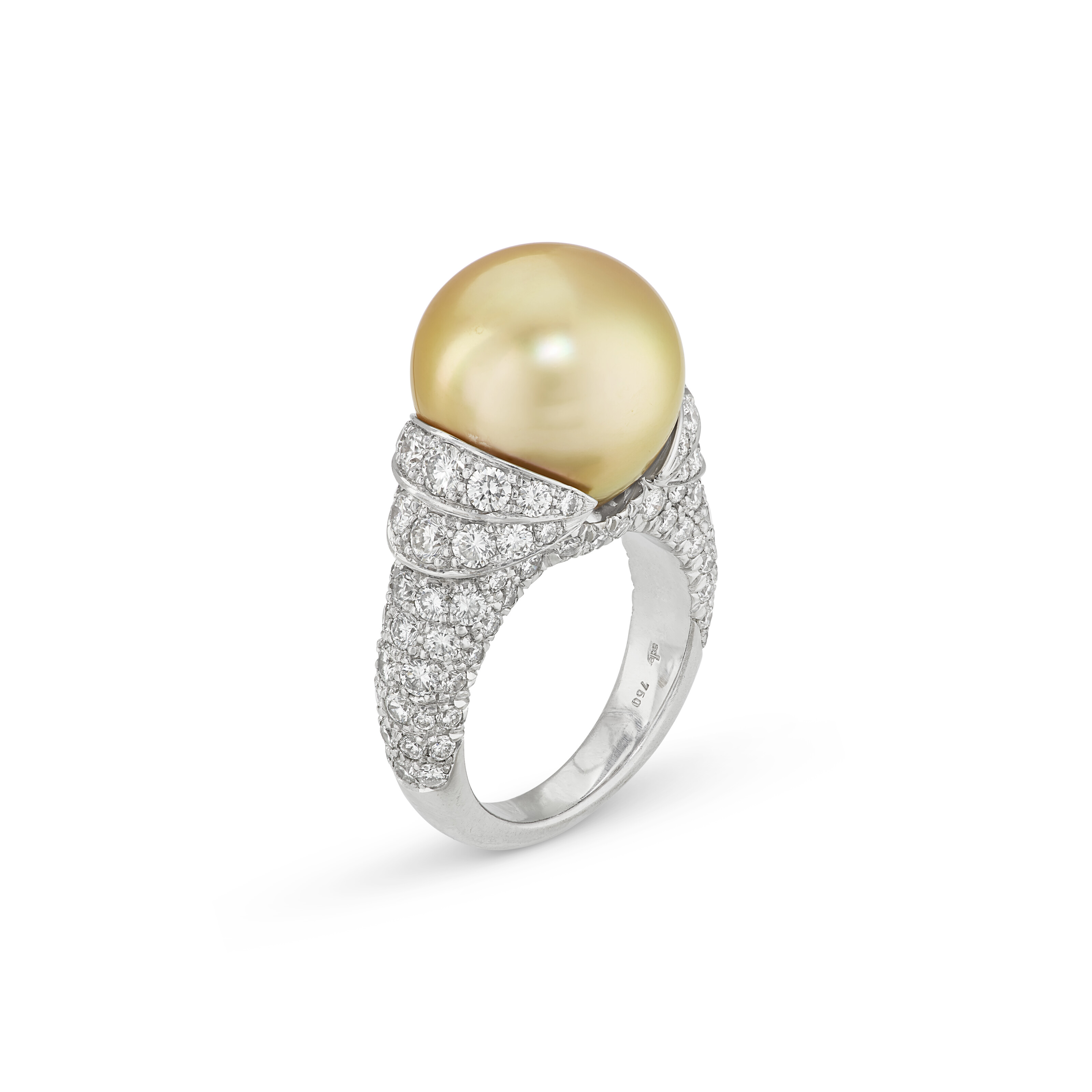 ADLER TWO CULTURED PEARL AND DIAMOND RINGS image 7