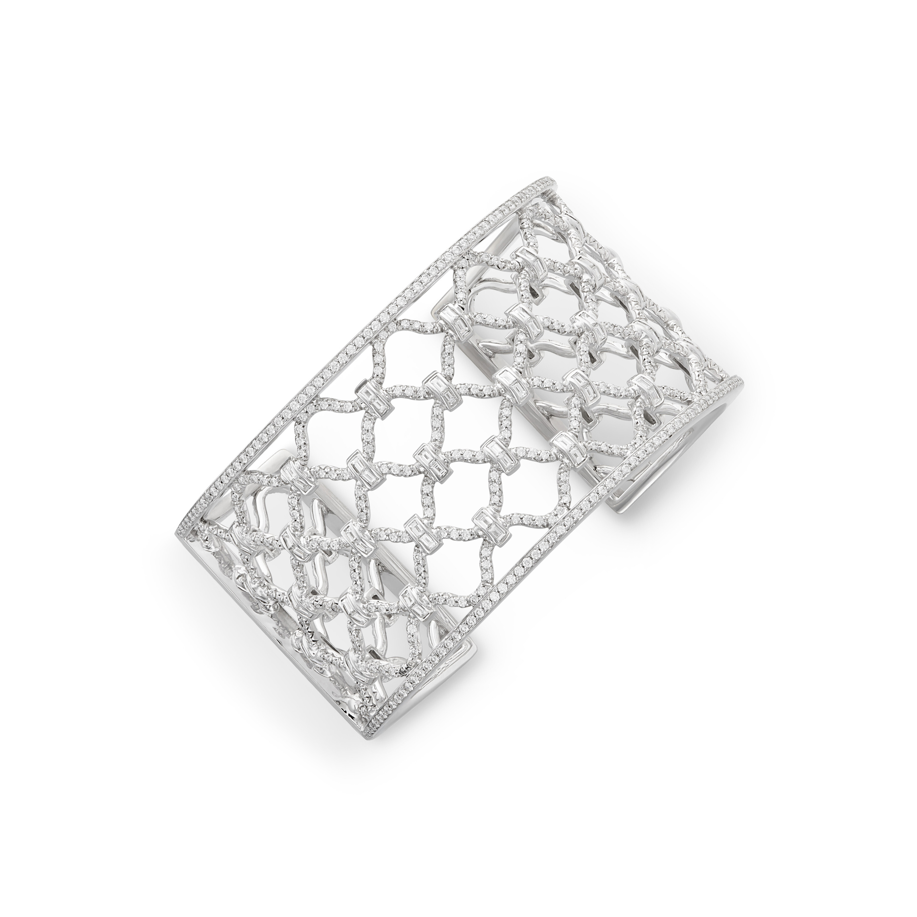 VERDURA DIAMOND 'KENSINGTON' CUFF BRACELET