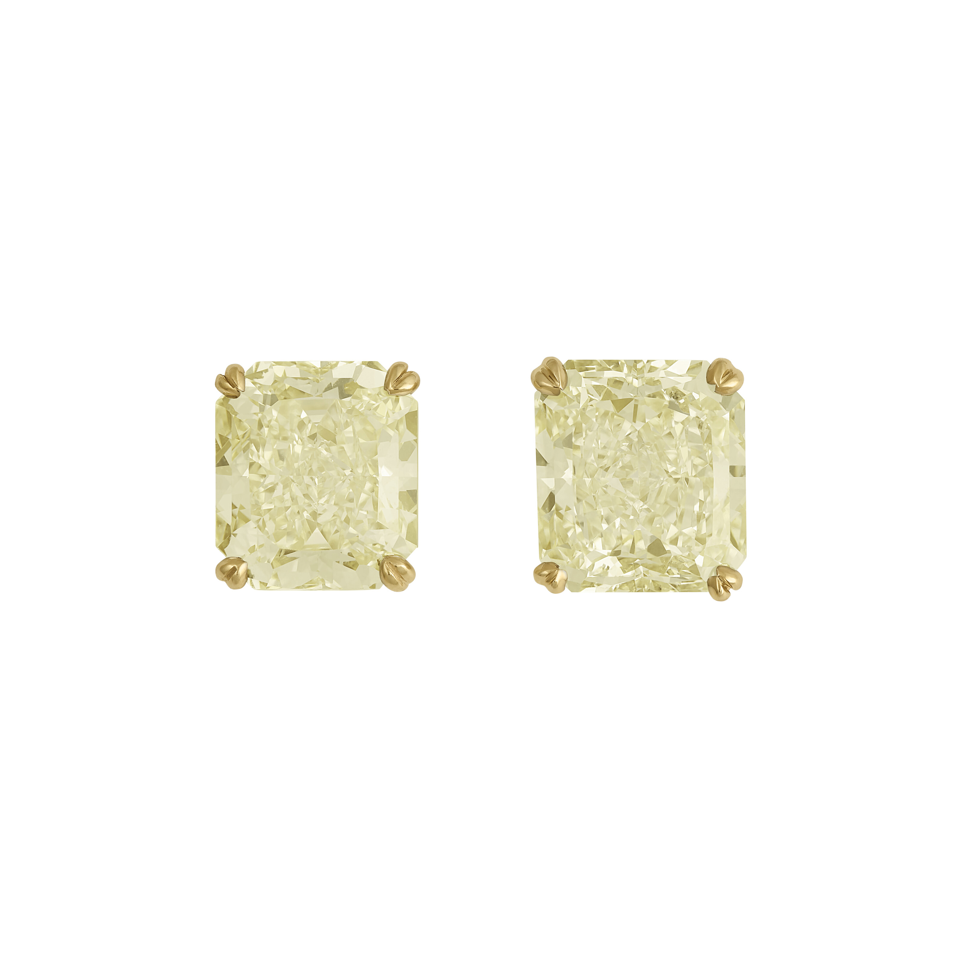 COLORED DIAMOND STUD EARRINGS