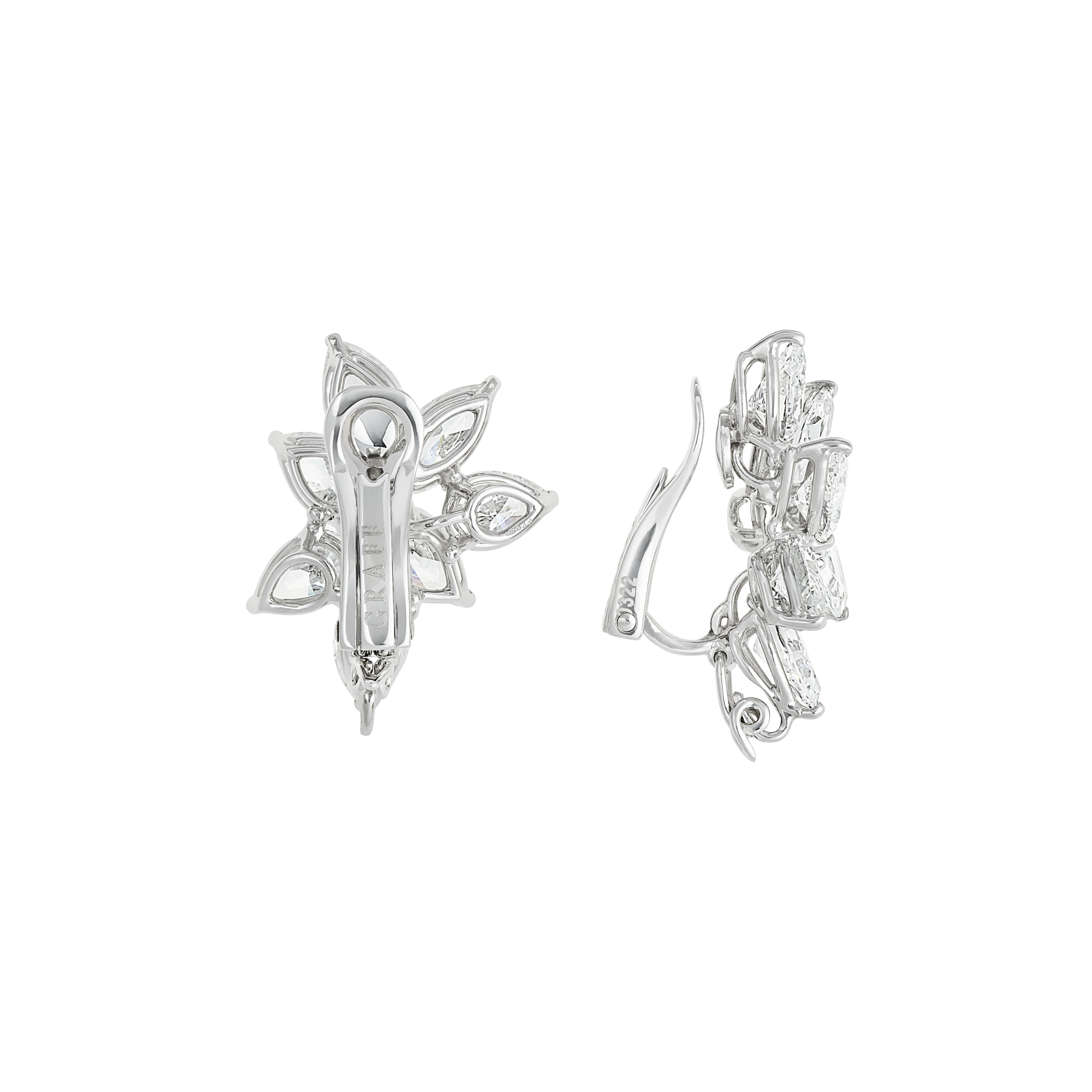 GRAFF DIAMOND CLUSTER EARRINGS image 3