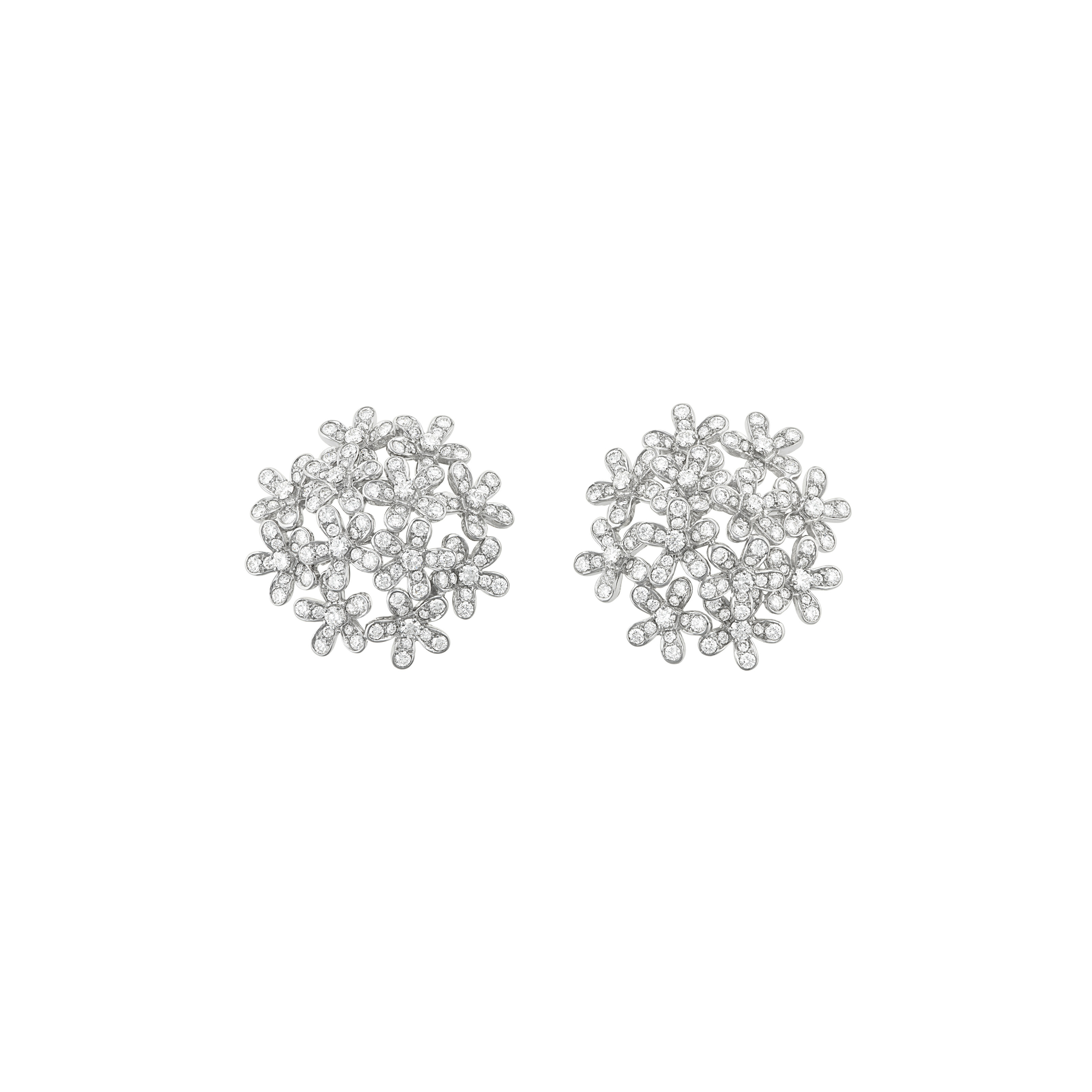 VAN CLEEF & ARPELS DIAMOND 'SOCRATES' EARRINGS