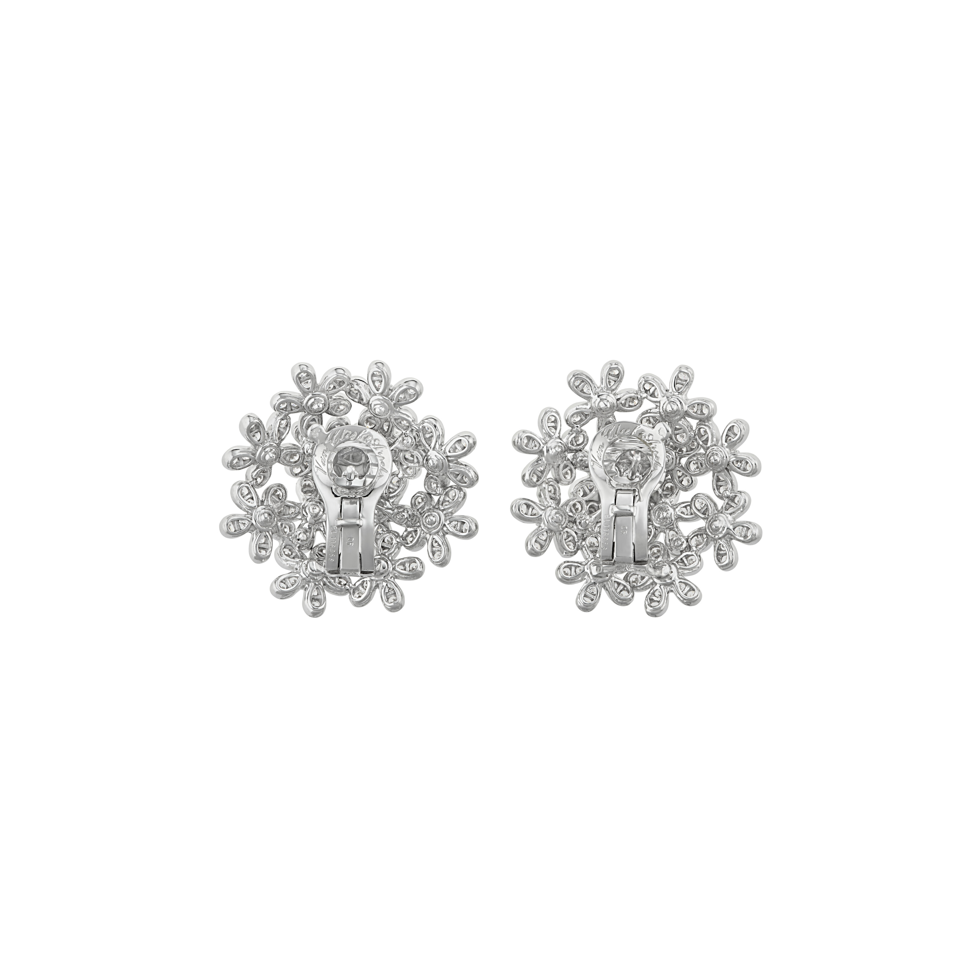 VAN CLEEF & ARPELS DIAMOND 'SOCRATES' EARRINGS image 3