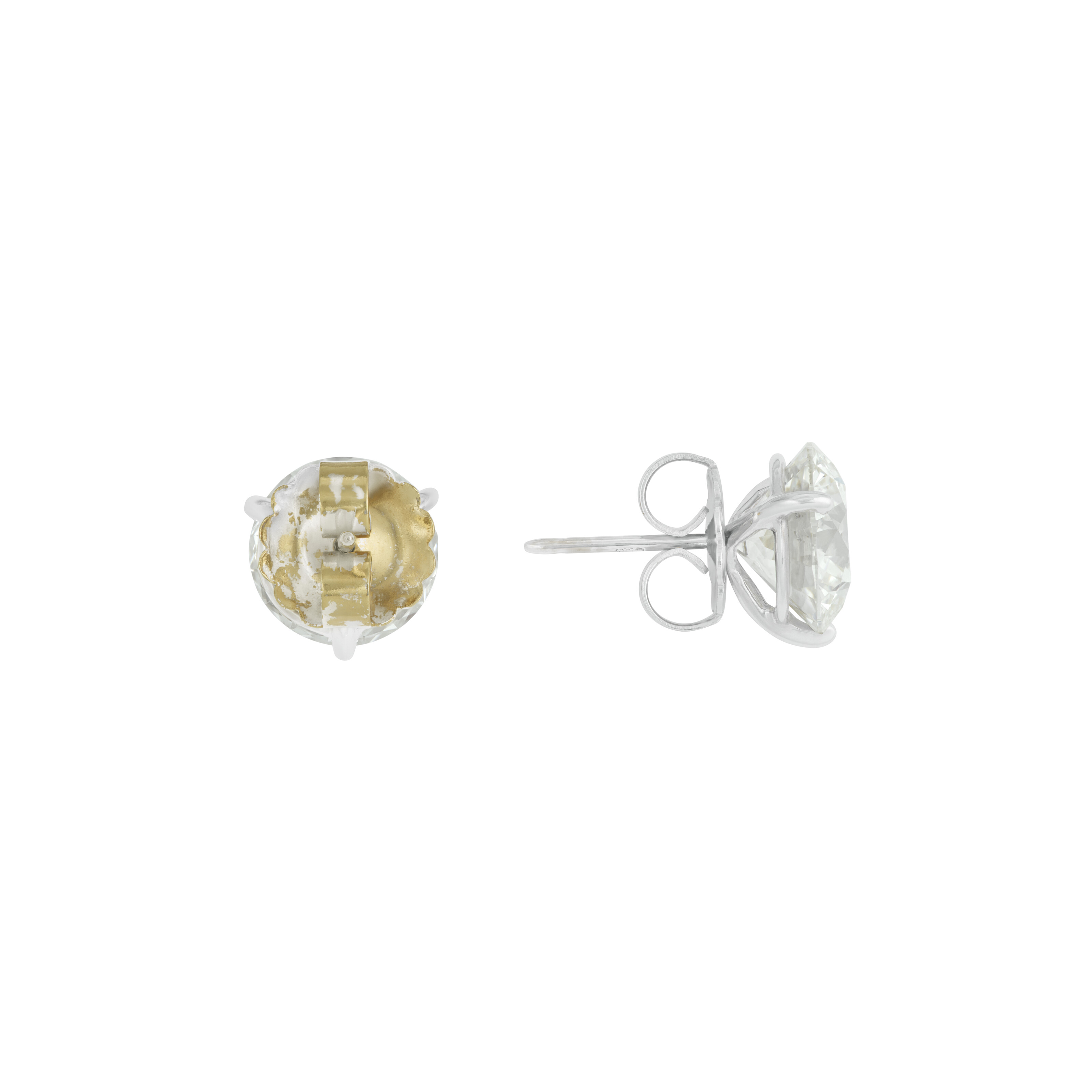 DIAMOND STUD EARRINGS image 5