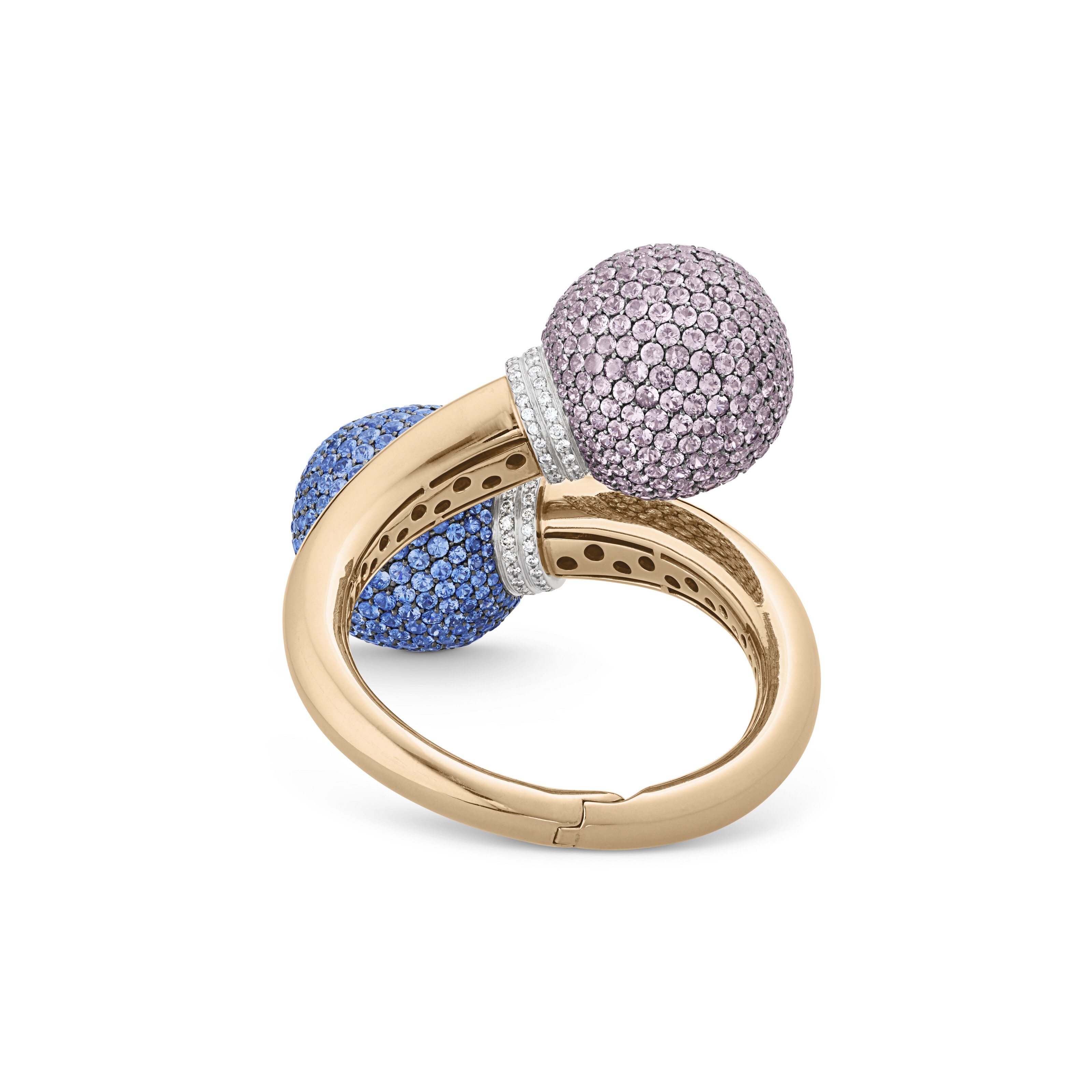 SAPPHIRE, COLORED SAPPHIRE AND DIAMOND BRACELET image 3