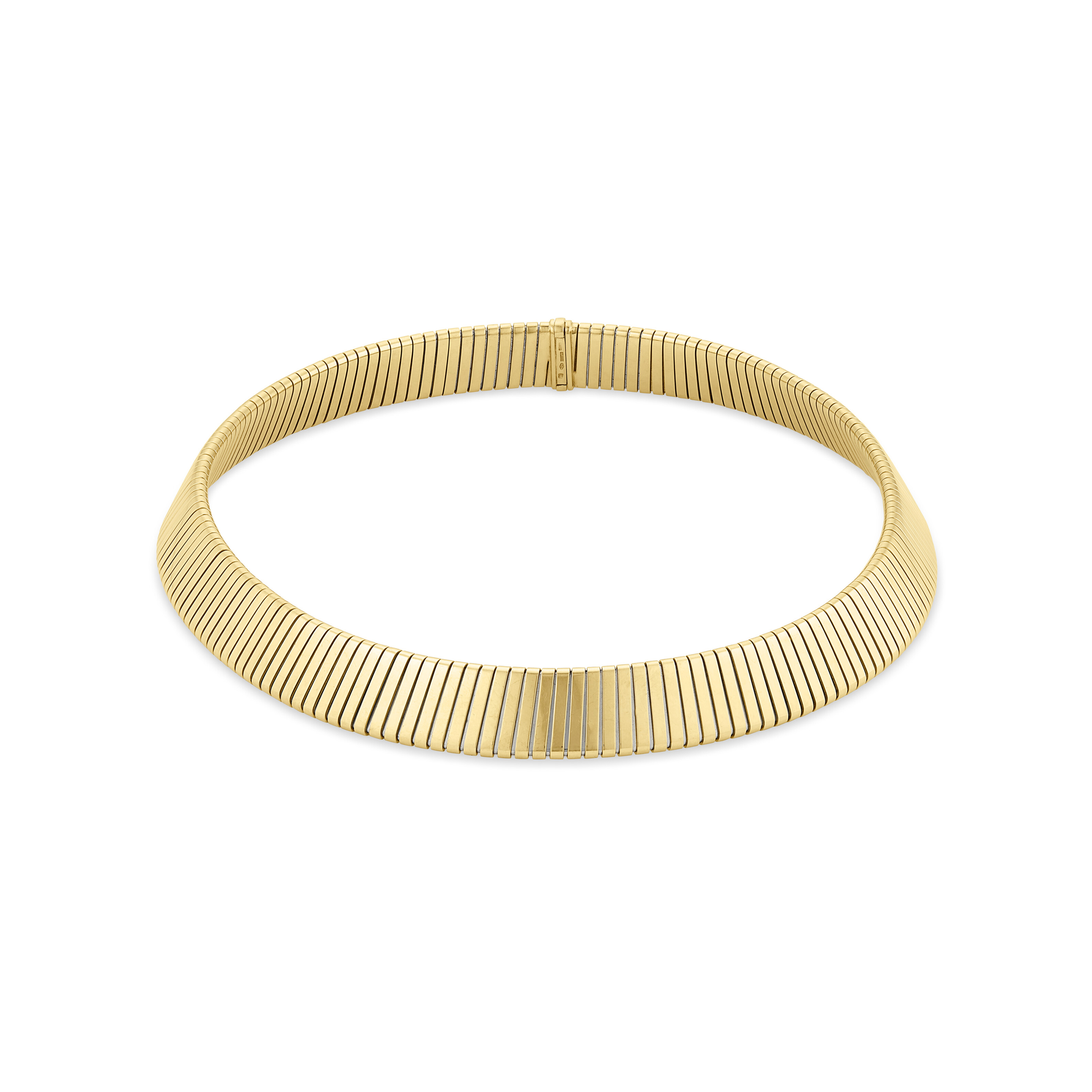 BULGARI GOLD 'TUBOGAS' NECKLACE