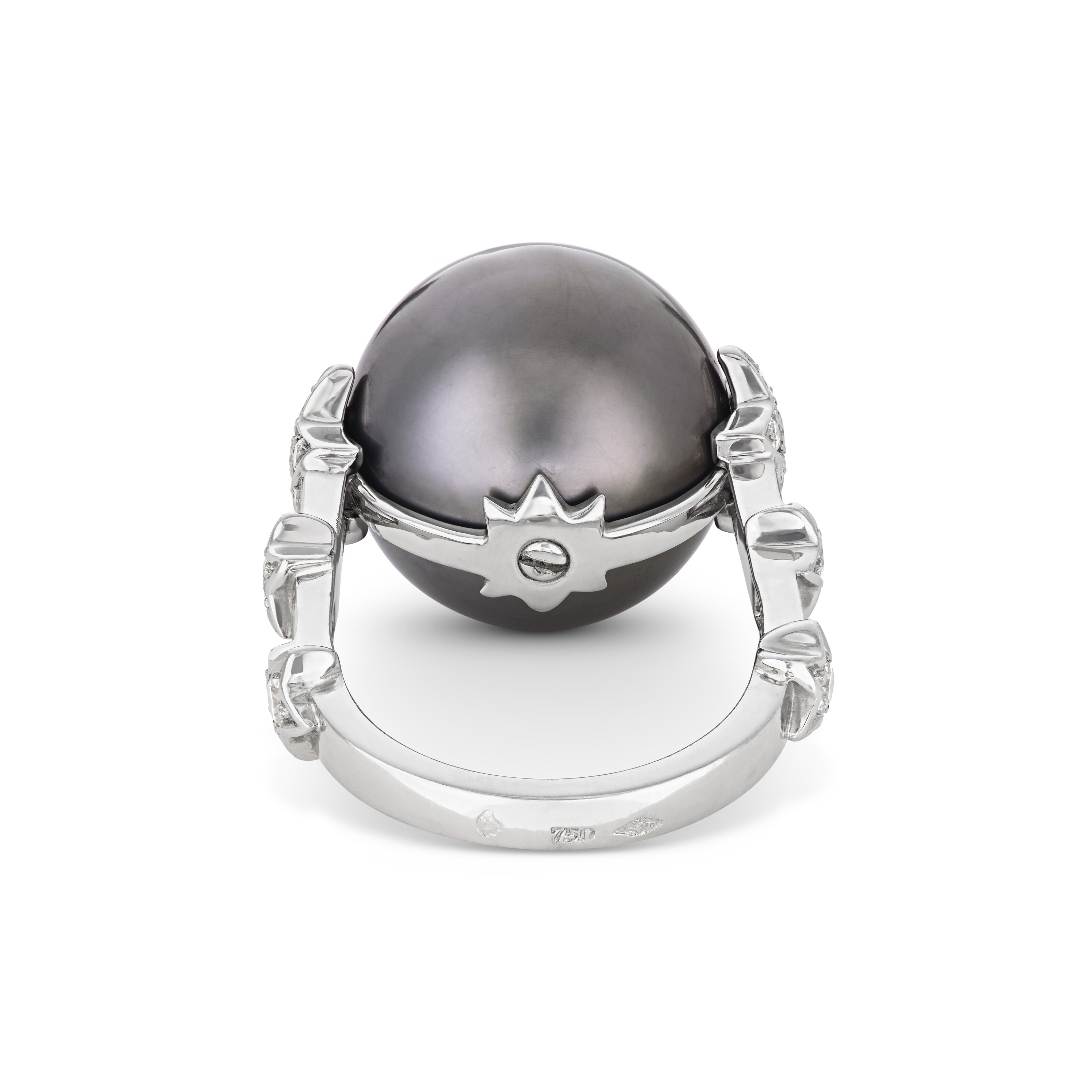 CHANEL SET OF CULTURED PEARL AND DIAMOND ‘COMÈTE’ RINGS image 6