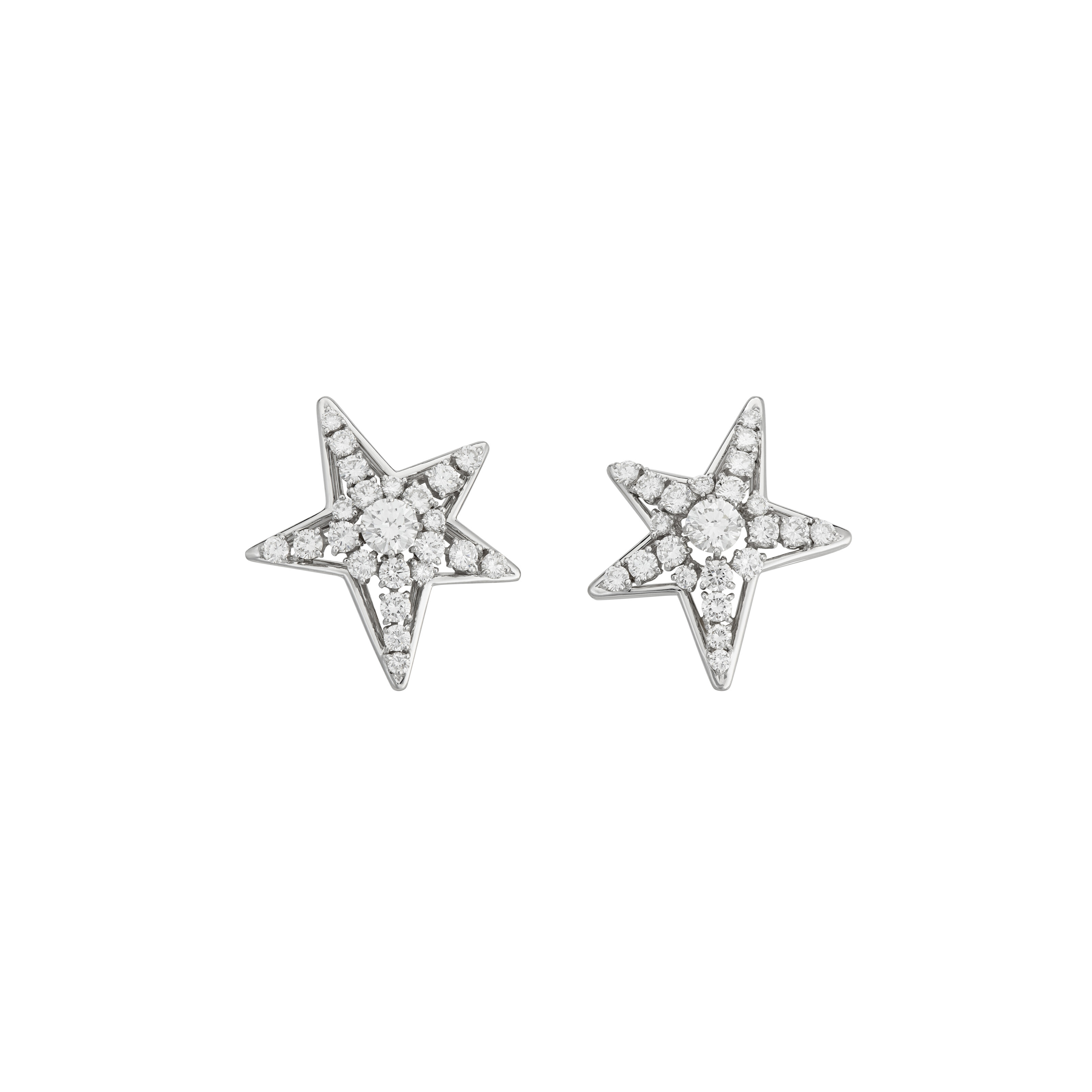 CHANEL DIAMOND 'COMÈTE' EARRINGS
