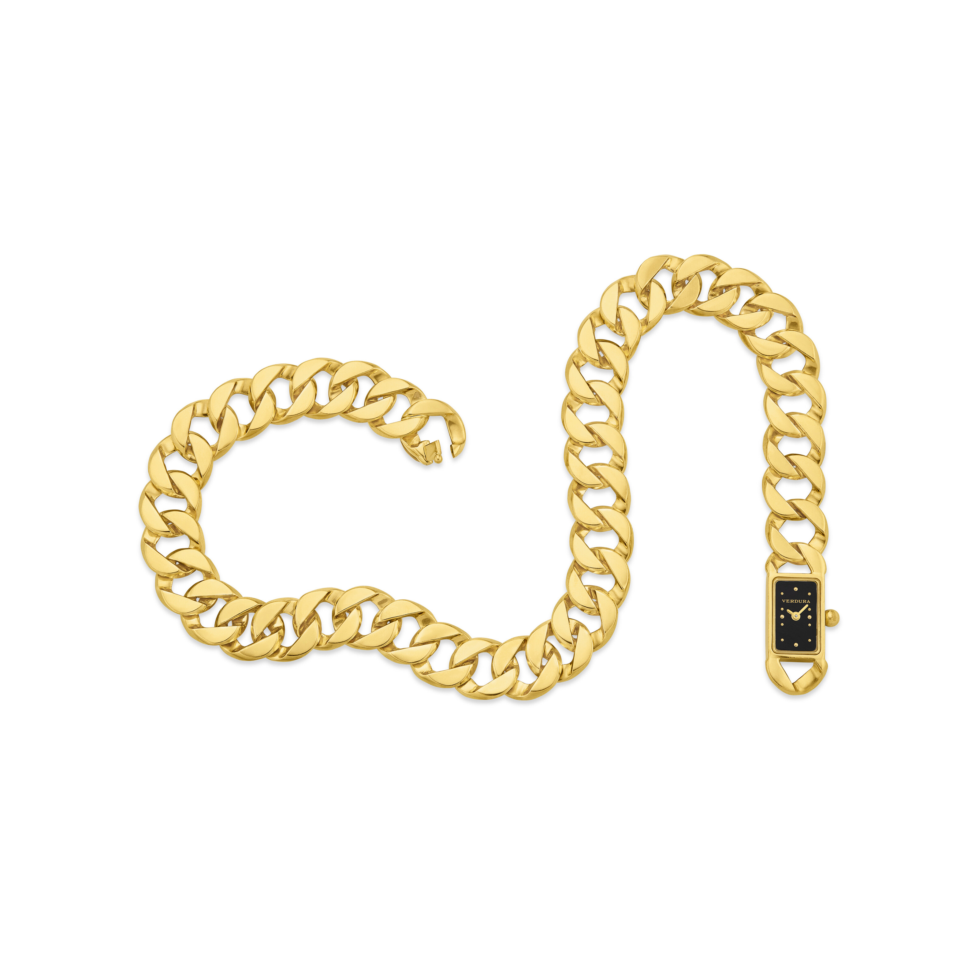 VERDURA GOLD 'DOUBLE-WRAP' BRACELET-WATCH