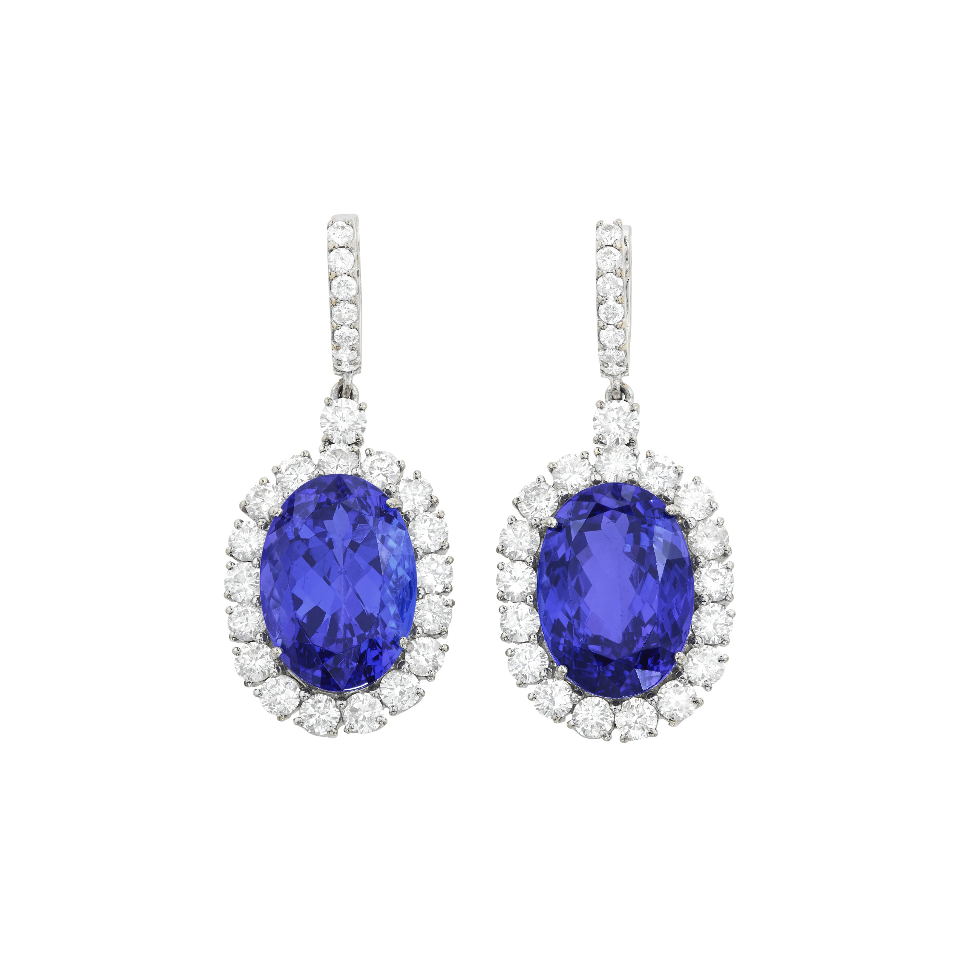 SET OF TANZANITE AND DIAMOND JEWELRY image 3