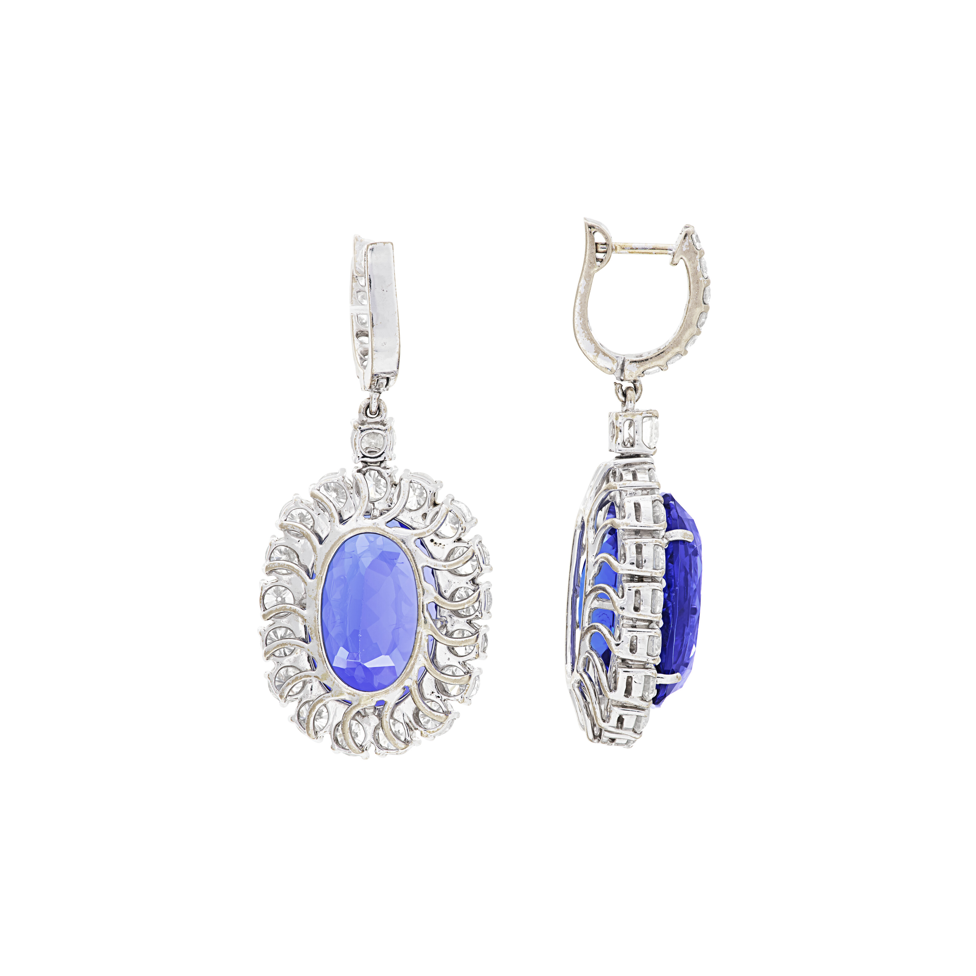 SET OF TANZANITE AND DIAMOND JEWELRY image 4