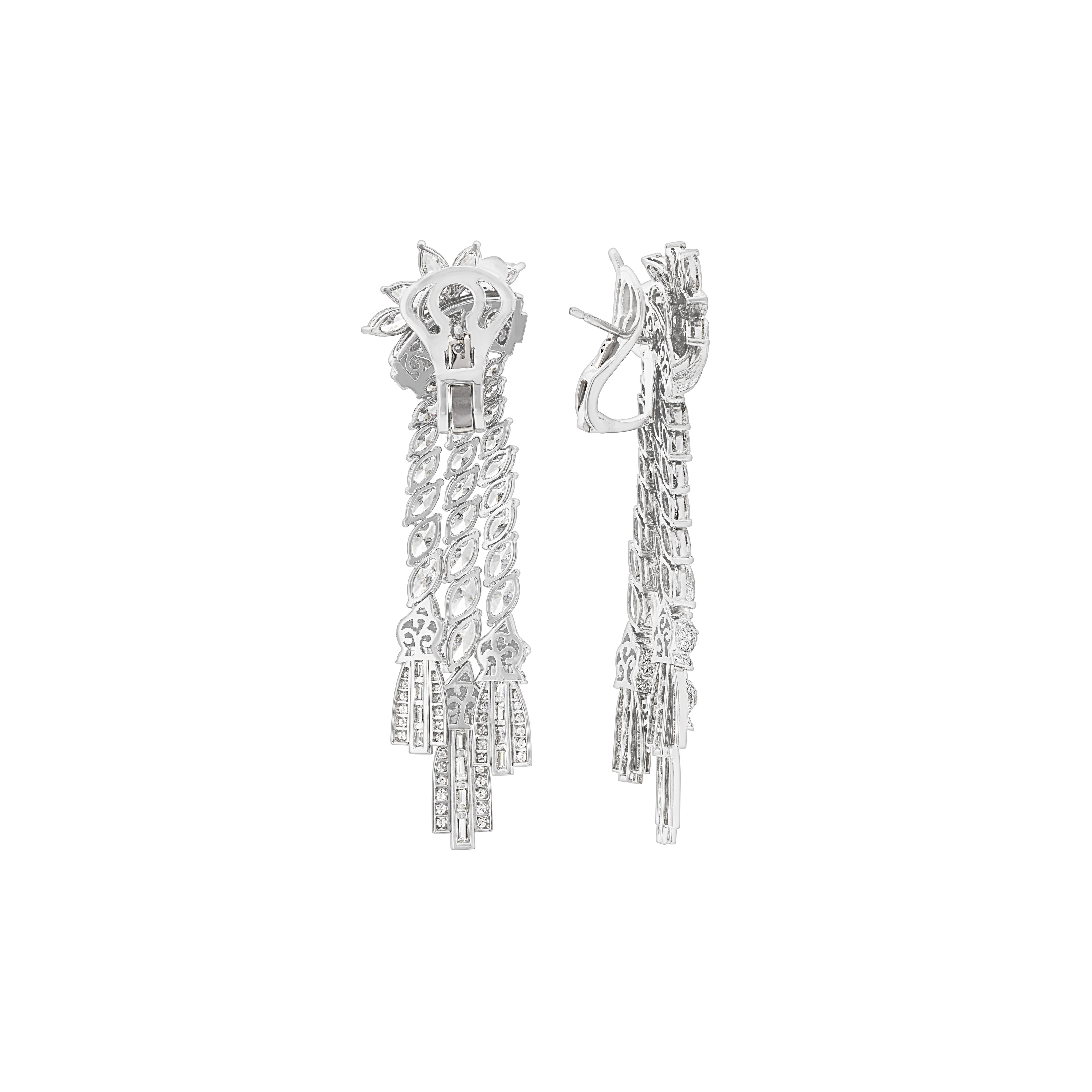 DIAMOND CHANDELIER EARRINGS image 3