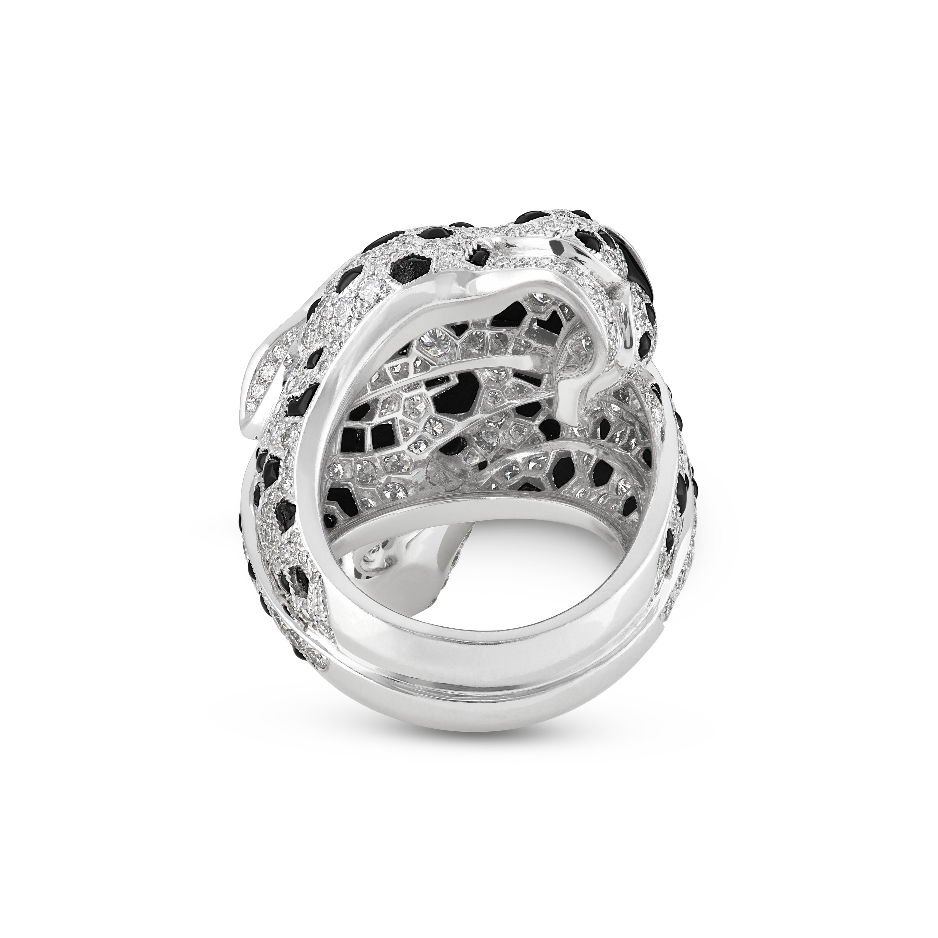 CARTIER ONYX AND DIAMOND 'PANTHÈRE' RING image 4