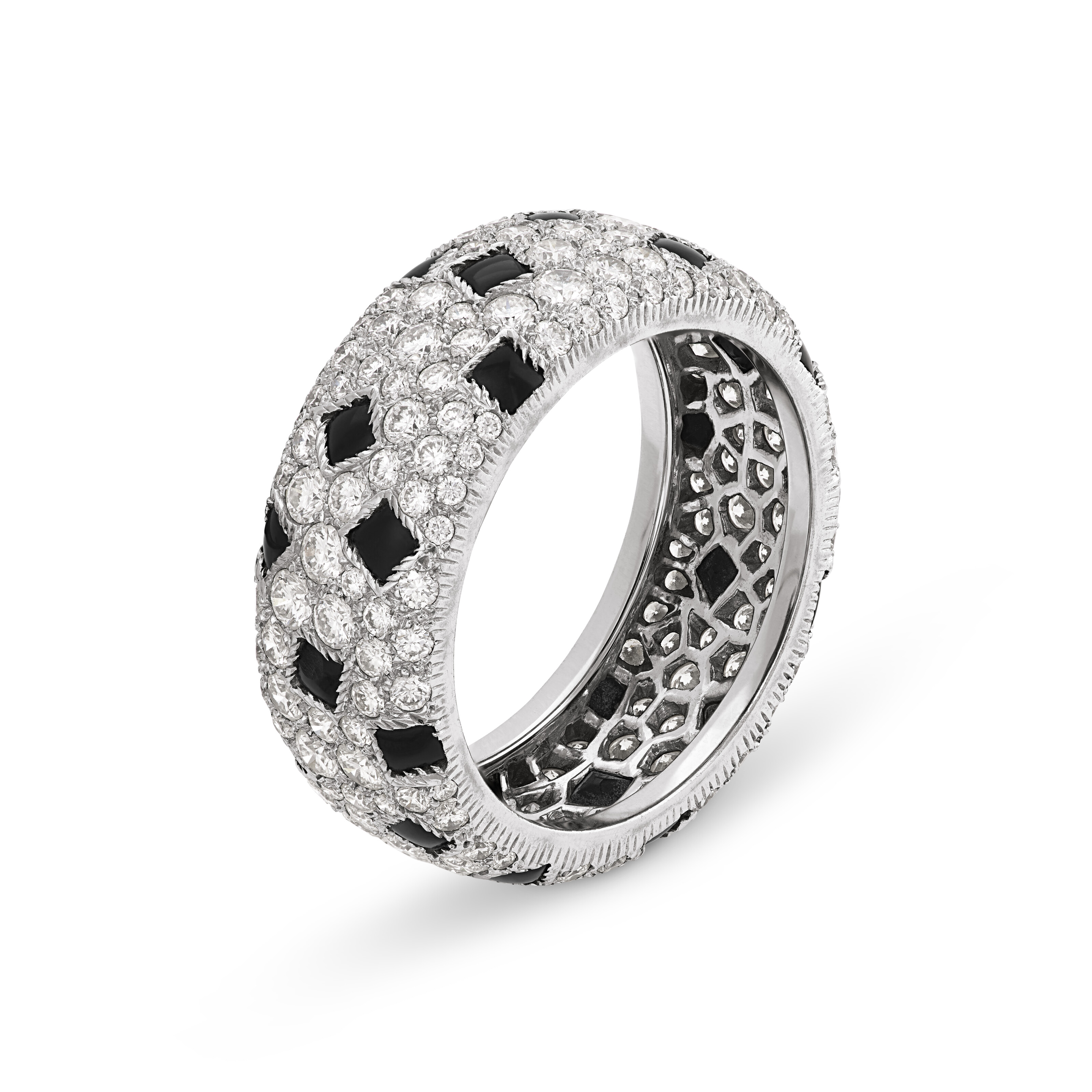 CARTIER GROUP OF DIAMOND, EMERALD AND ONYX 'PANTHÈRE' JEWELRY image 5