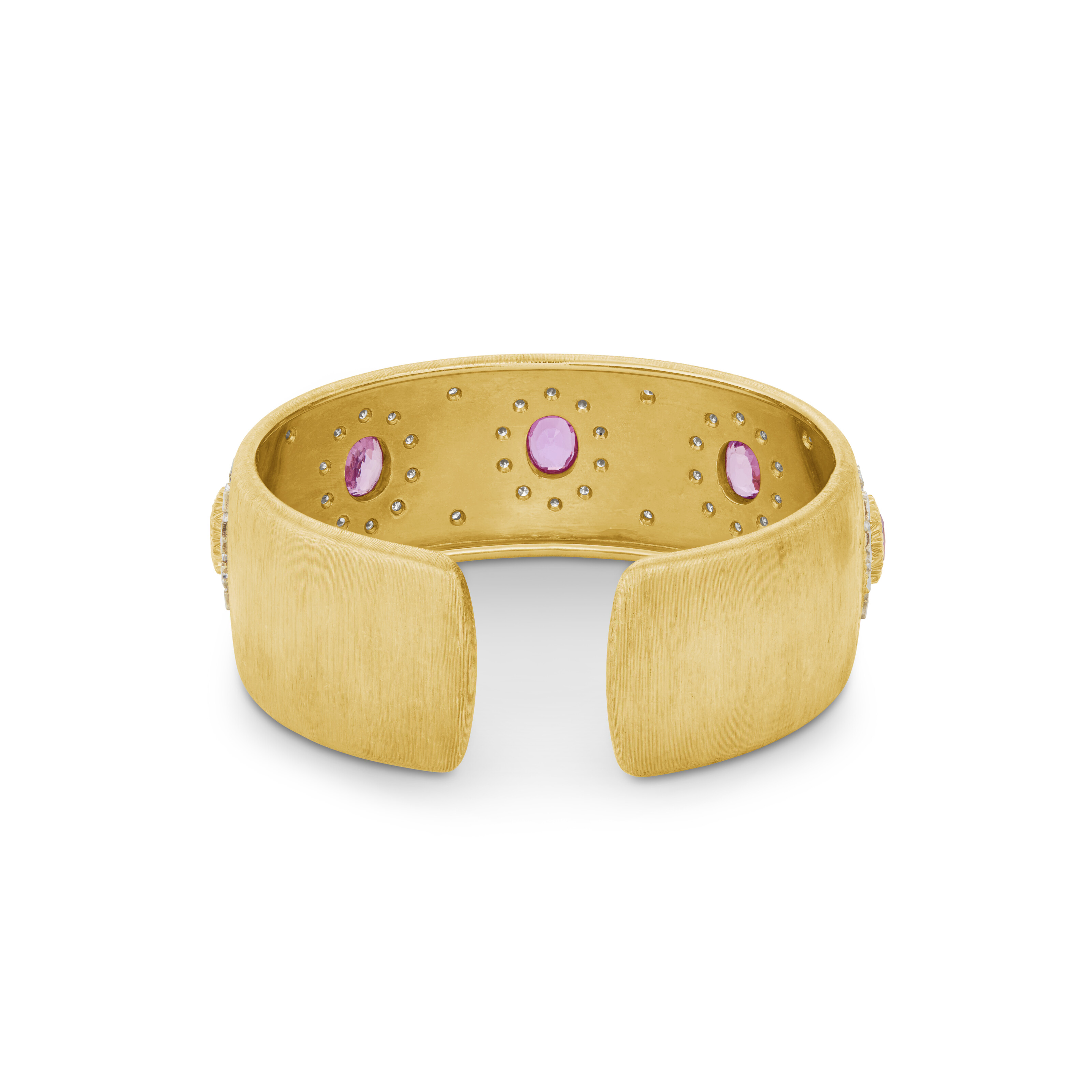 BUCCELLATI SET OF COLORED SAPPHIRE AND DIAMOND JEWELRY image 4