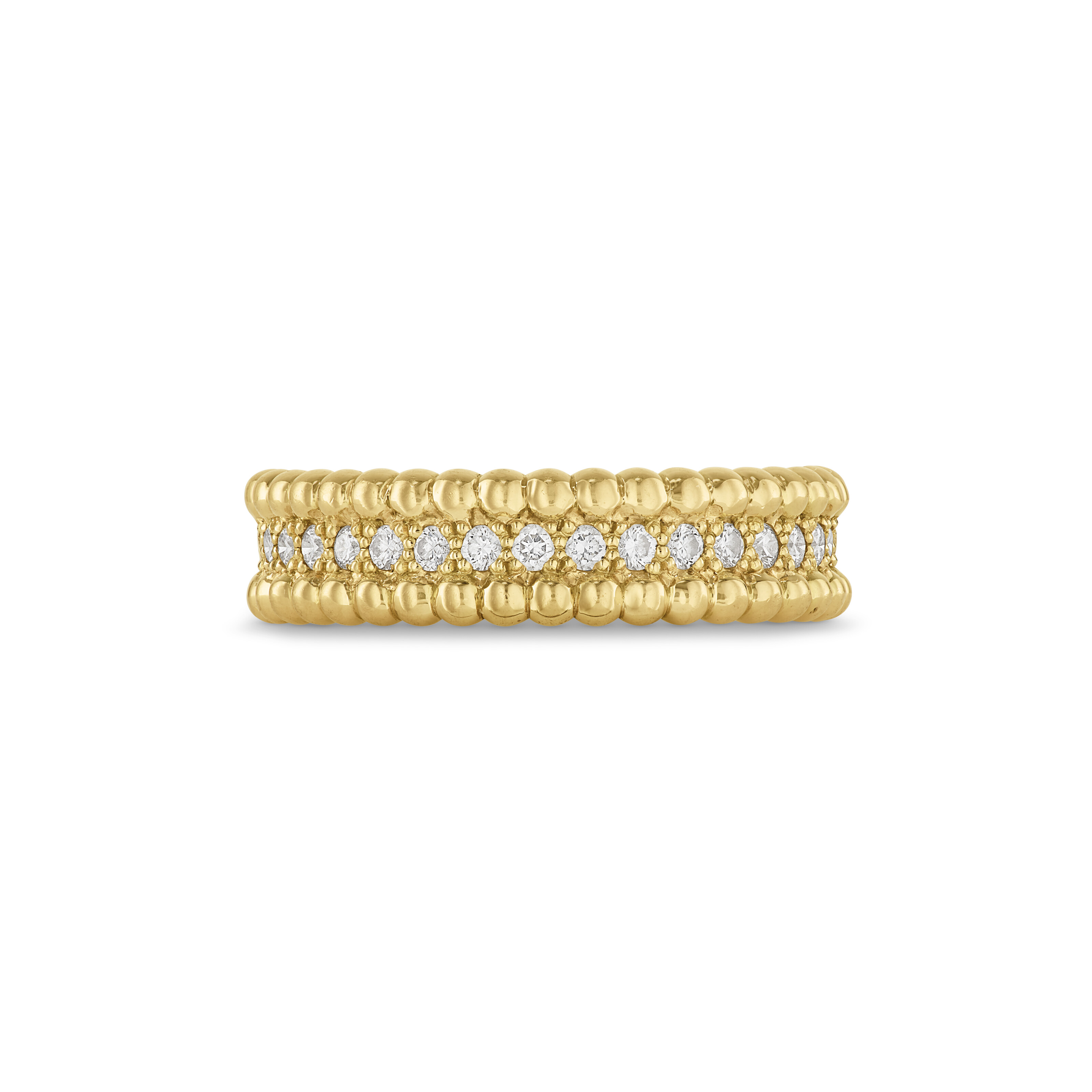VAN CLEEF & ARPELS THREE DIAMOND 'PERLÉE' ETERNITY BAND RINGS image 7