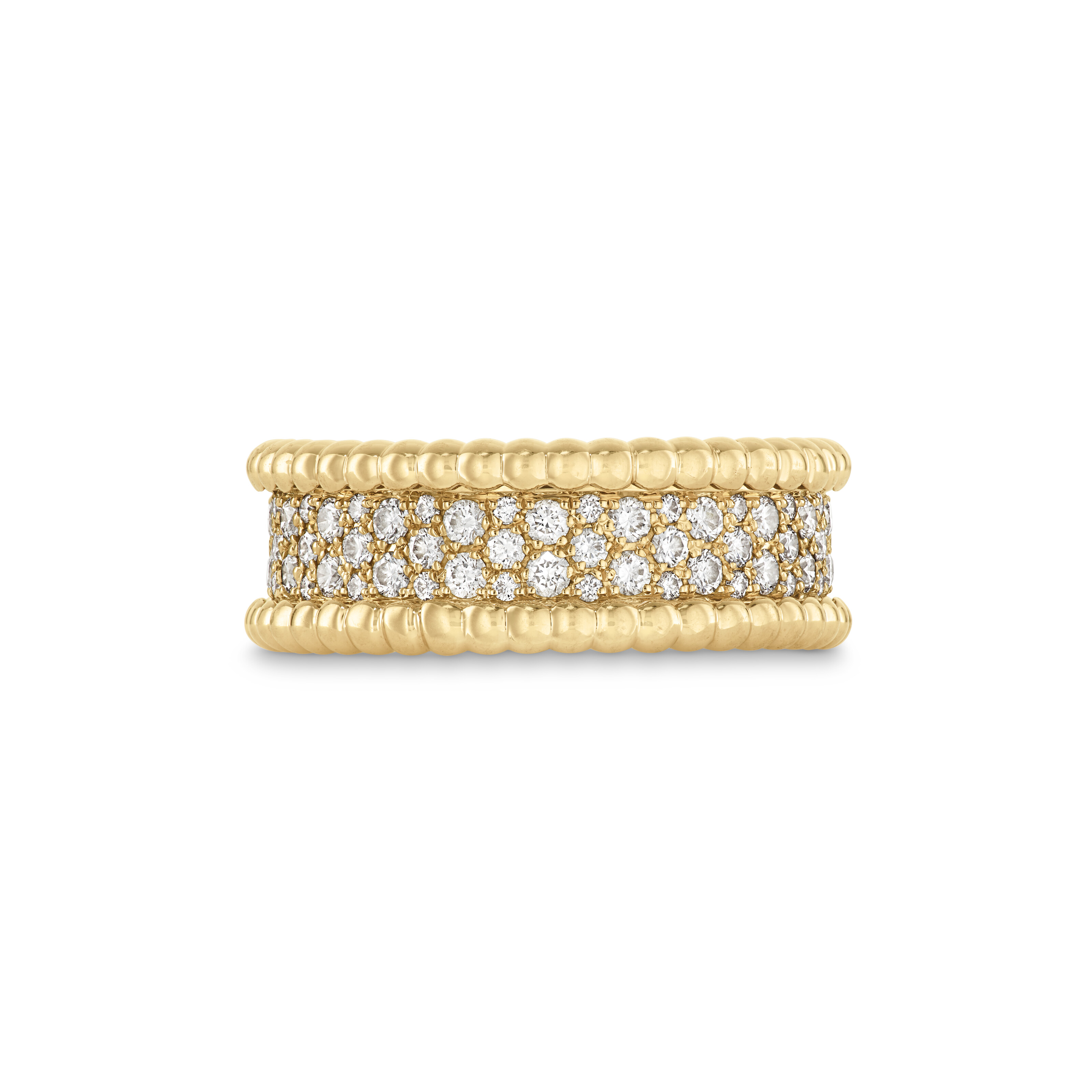 VAN CLEEF & ARPELS THREE DIAMOND 'PERLÉE' ETERNITY BAND RINGS image 4