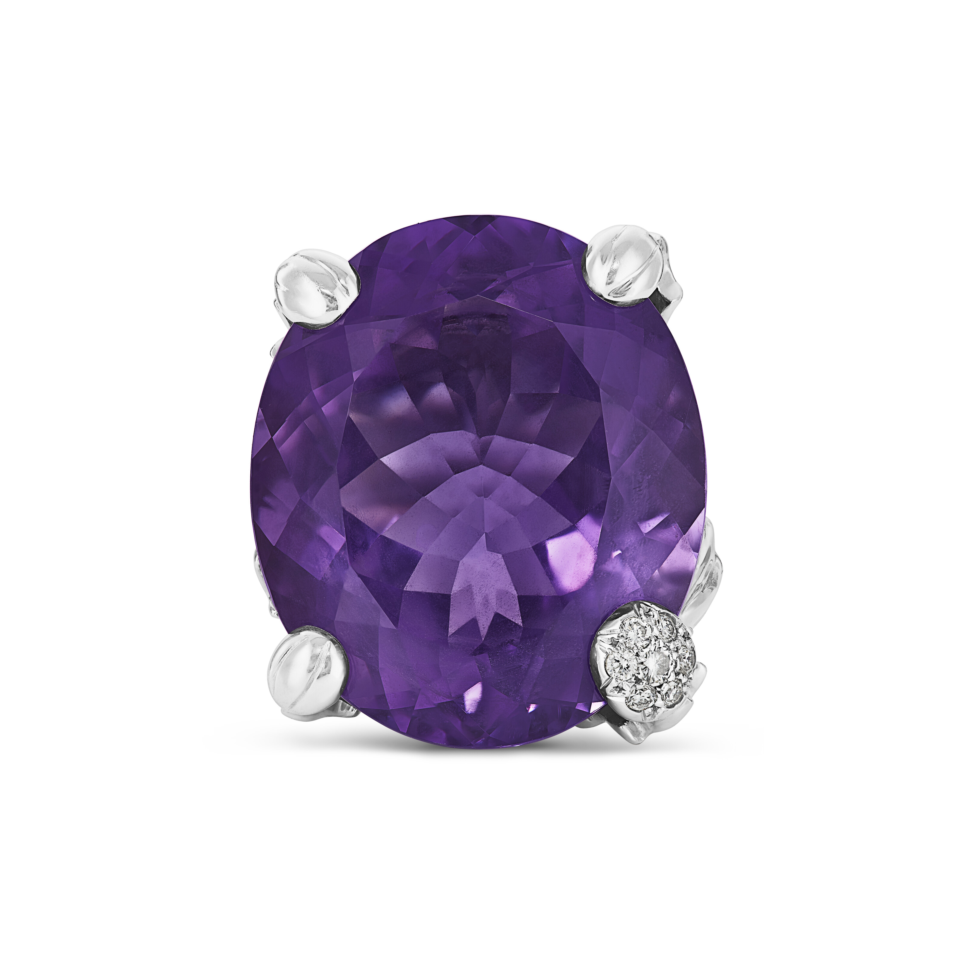 DIOR AMETHYST AND DIAMOND RING image 3