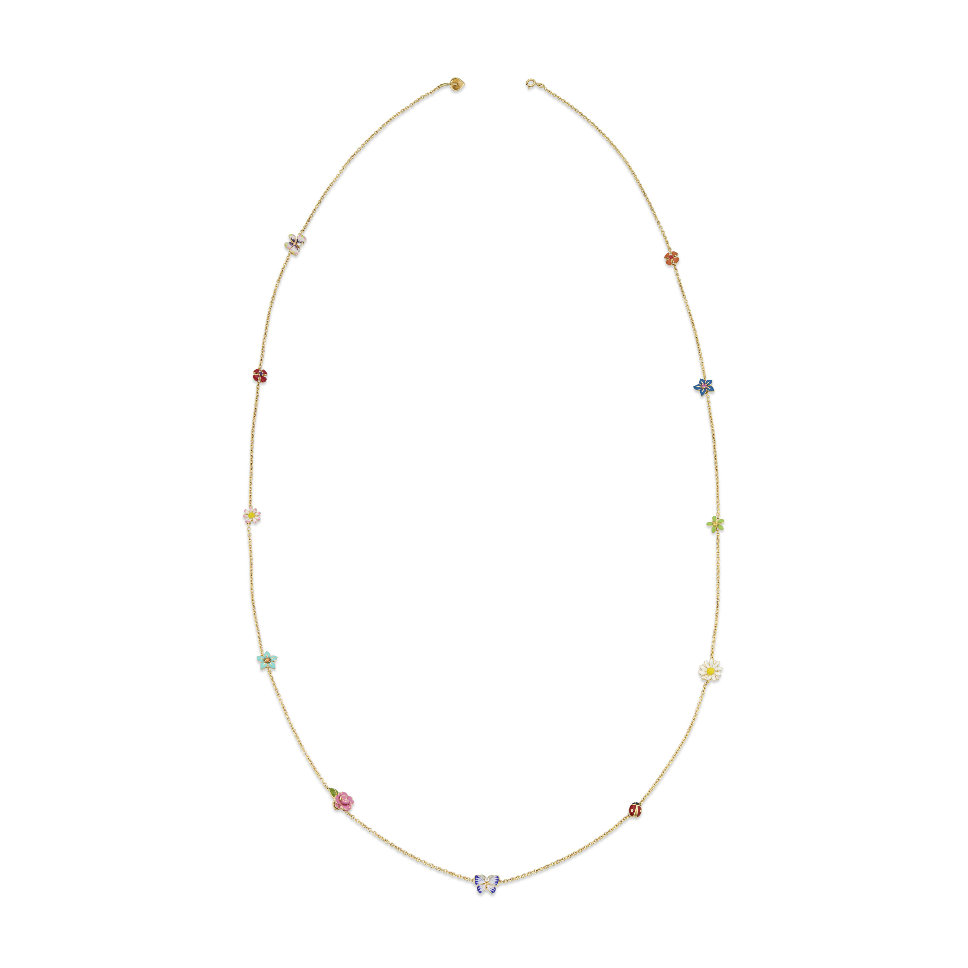 DIOR SUITE OF ENAMEL, DIAMOND AND MULTI-GEM 'DIORETTE' JEWELRY image 4