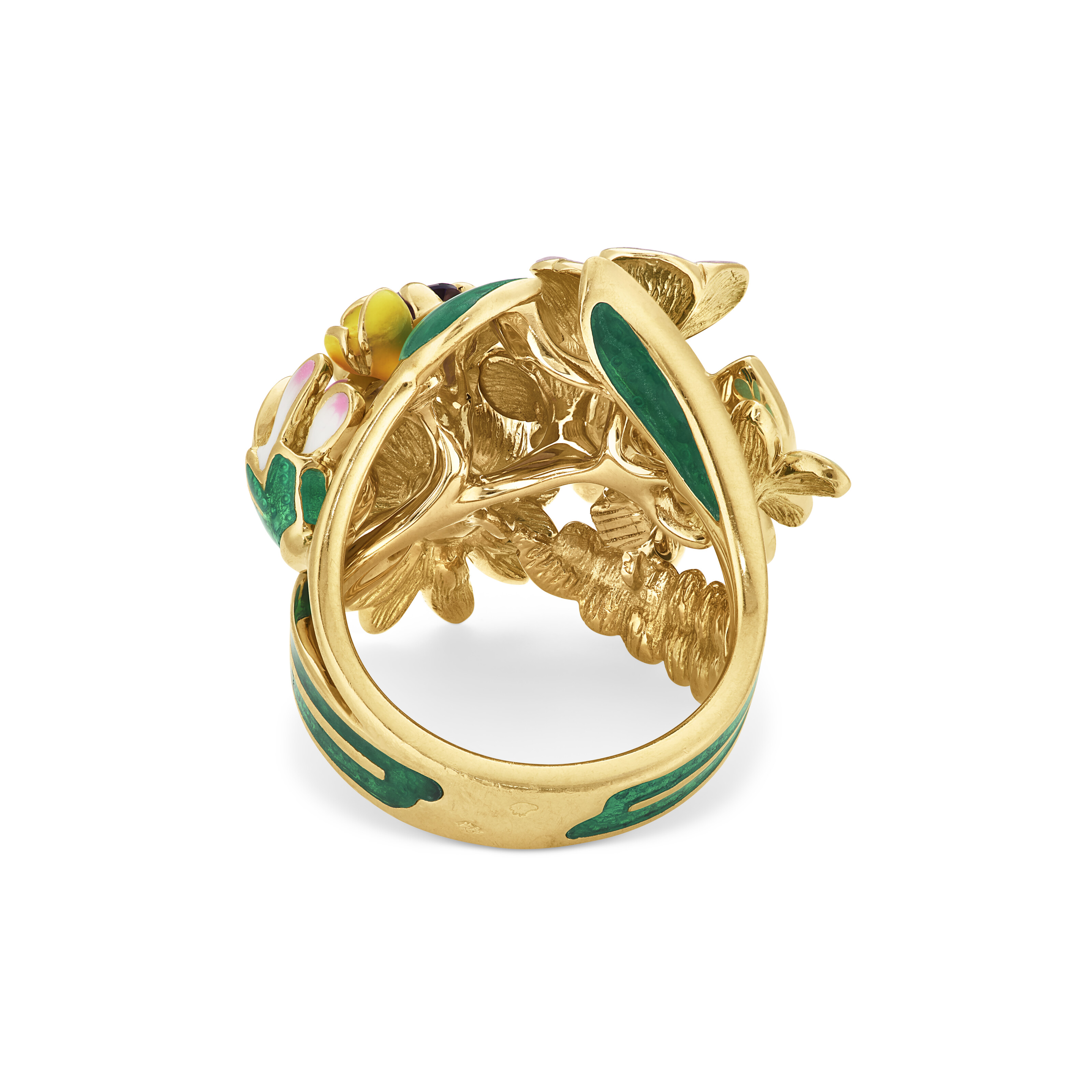 DIOR SUITE OF ENAMEL, DIAMOND AND MULTI-GEM 'DIORETTE' JEWELRY image 9