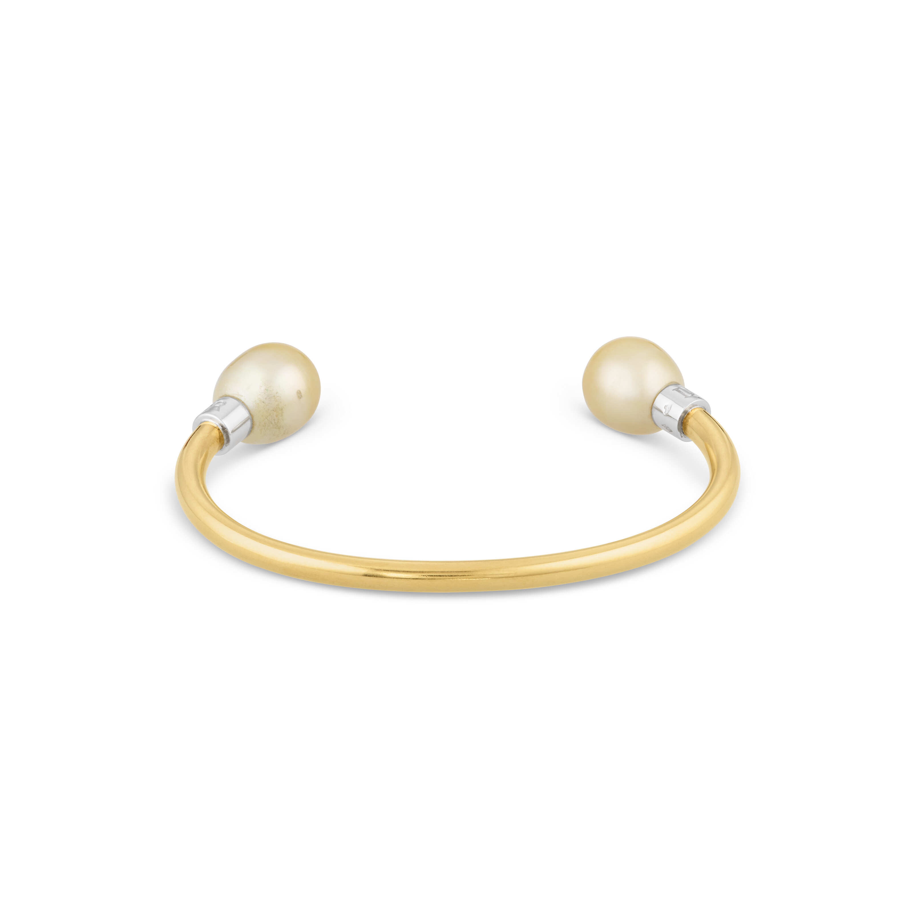 DIOR GROUP OF SIX CULTURED PEARL AND GOLD CUFF BRACELETS image 12