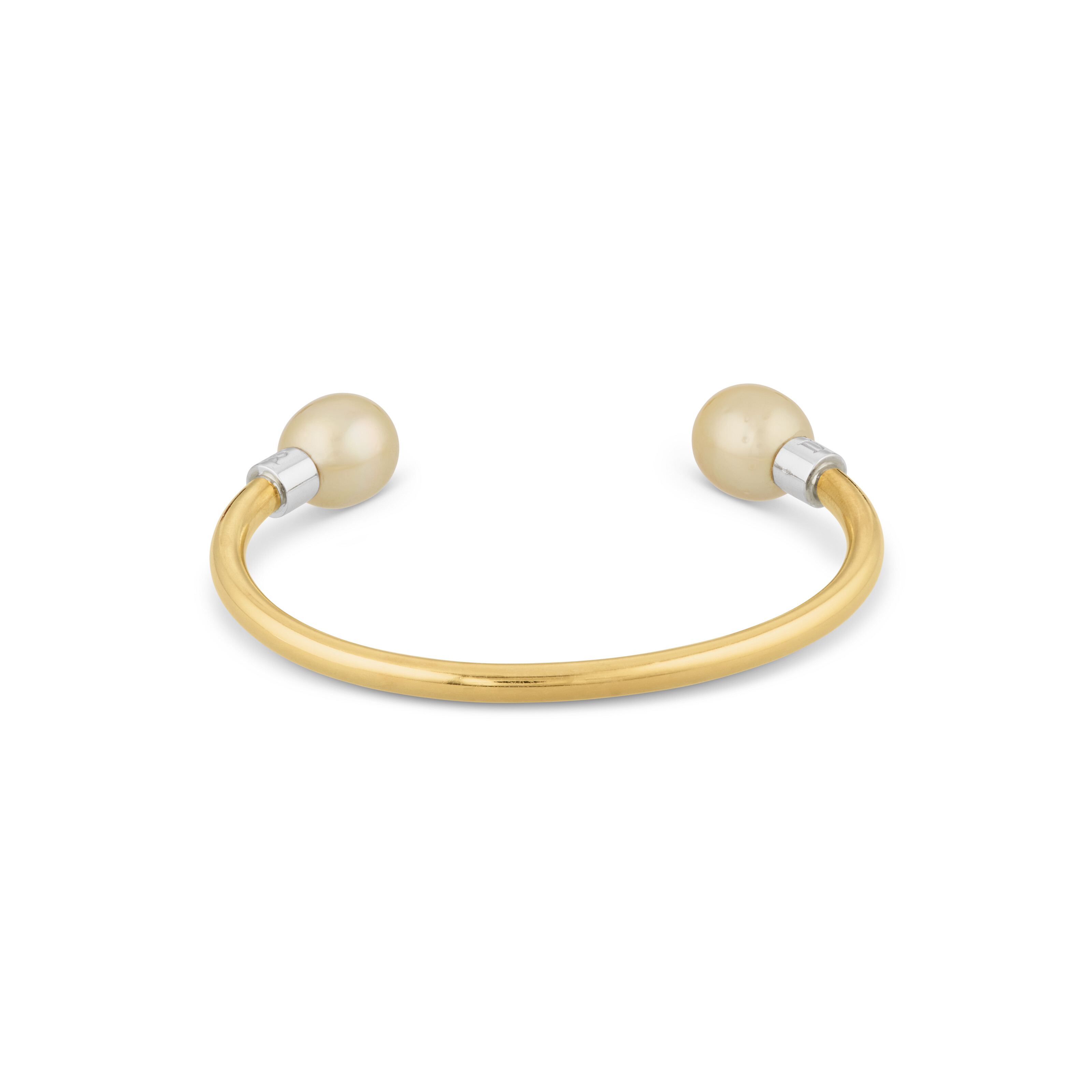 DIOR GROUP OF SIX CULTURED PEARL AND GOLD CUFF BRACELETS image 4