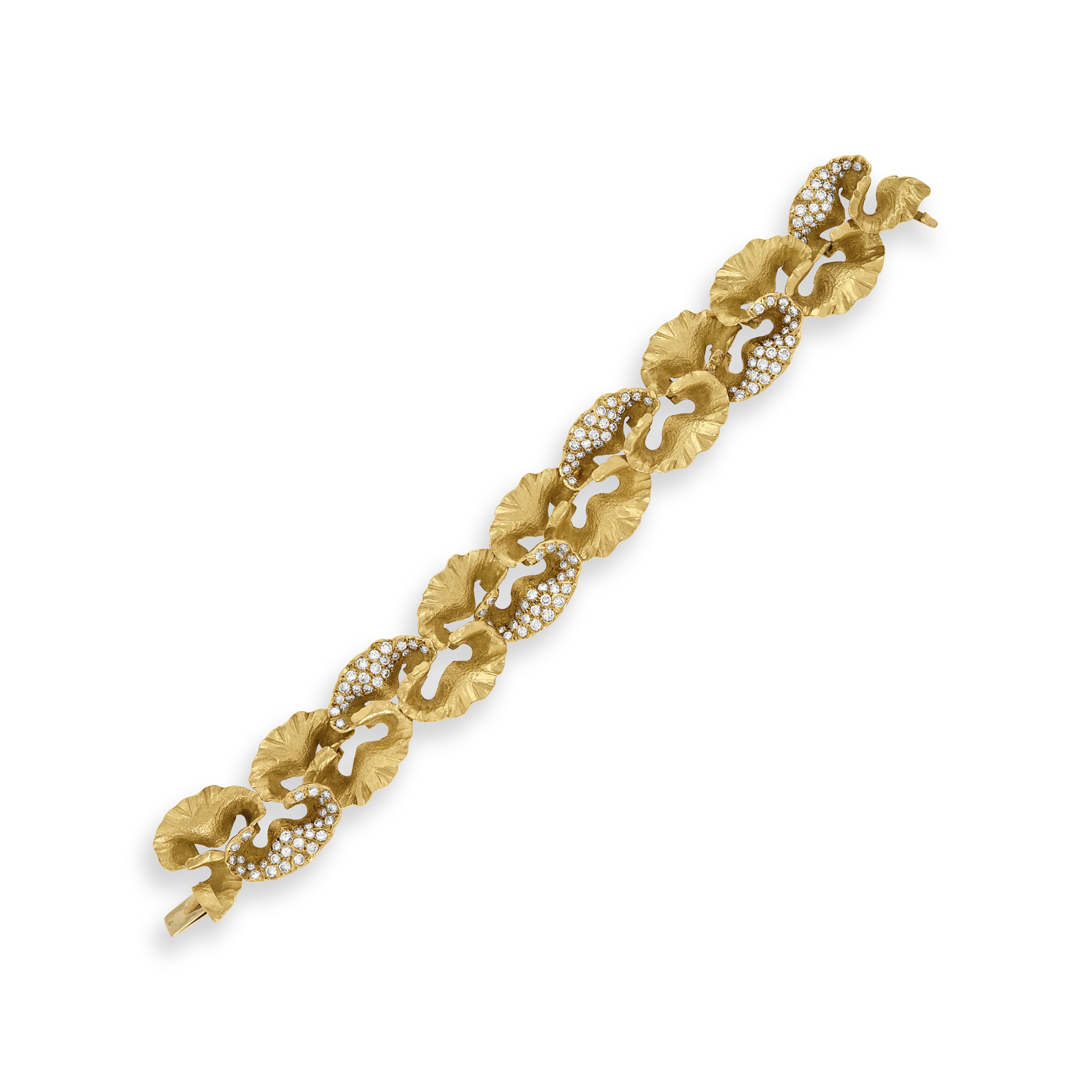 TIFFANY & CO. DIAMOND AND GOLD BRACELET