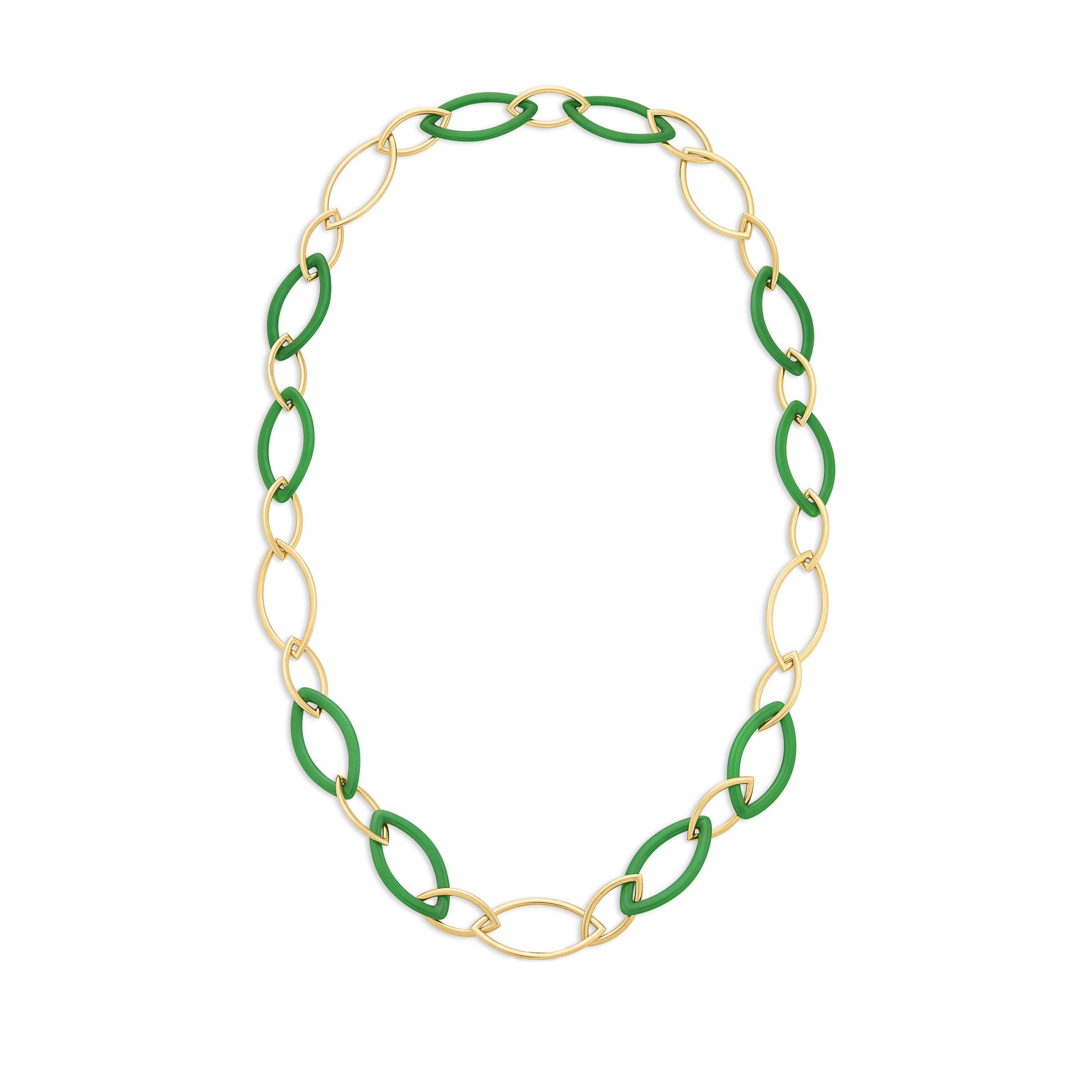 VHERNIER GROUP OF JADE, ROCK CRYSTAL AND GOLD 'FUSEAU' JEWELRY image 3