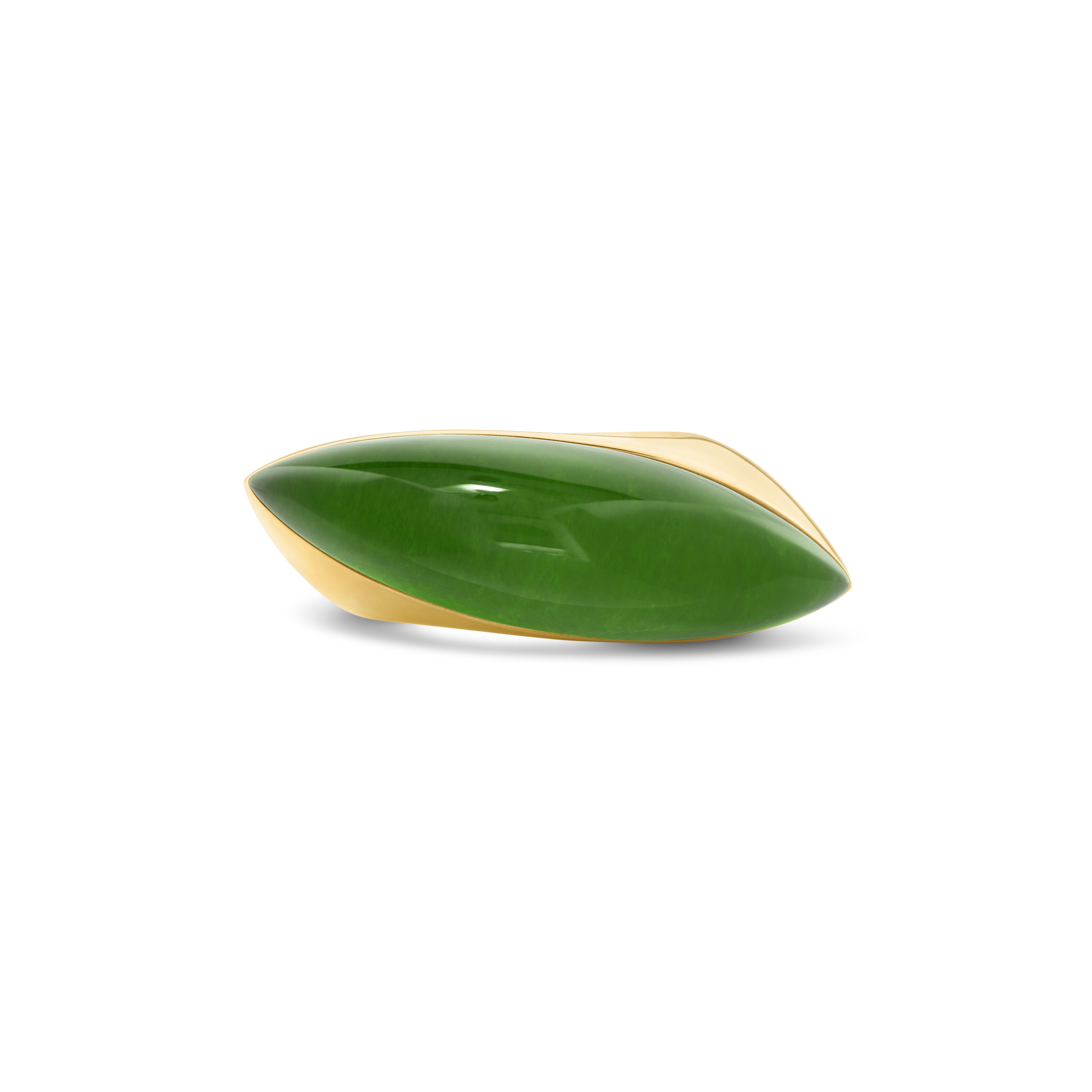 VHERNIER GROUP OF JADE, ROCK CRYSTAL AND GOLD 'FUSEAU' JEWELRY image 6