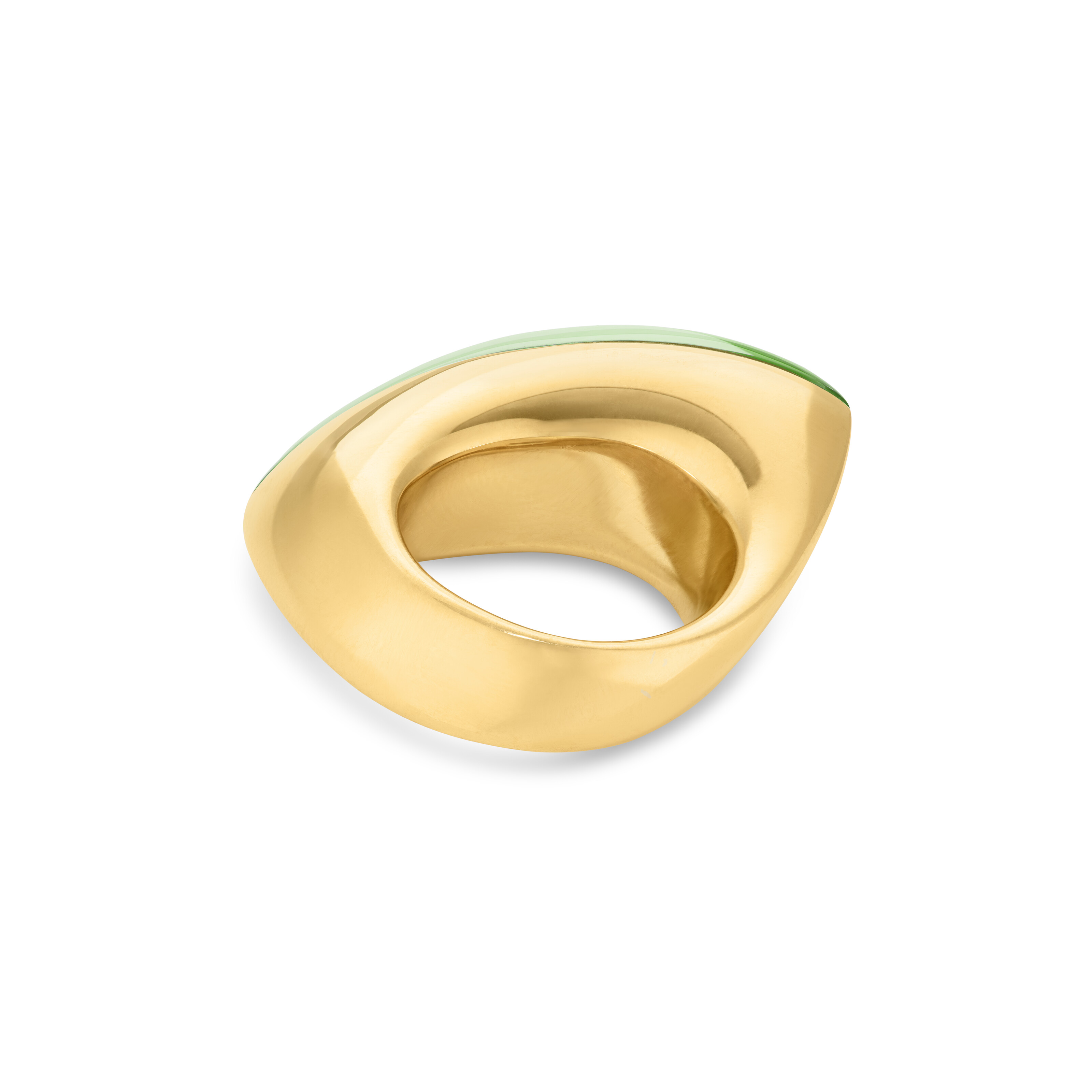 VHERNIER GROUP OF JADE, ROCK CRYSTAL AND GOLD 'FUSEAU' JEWELRY image 7