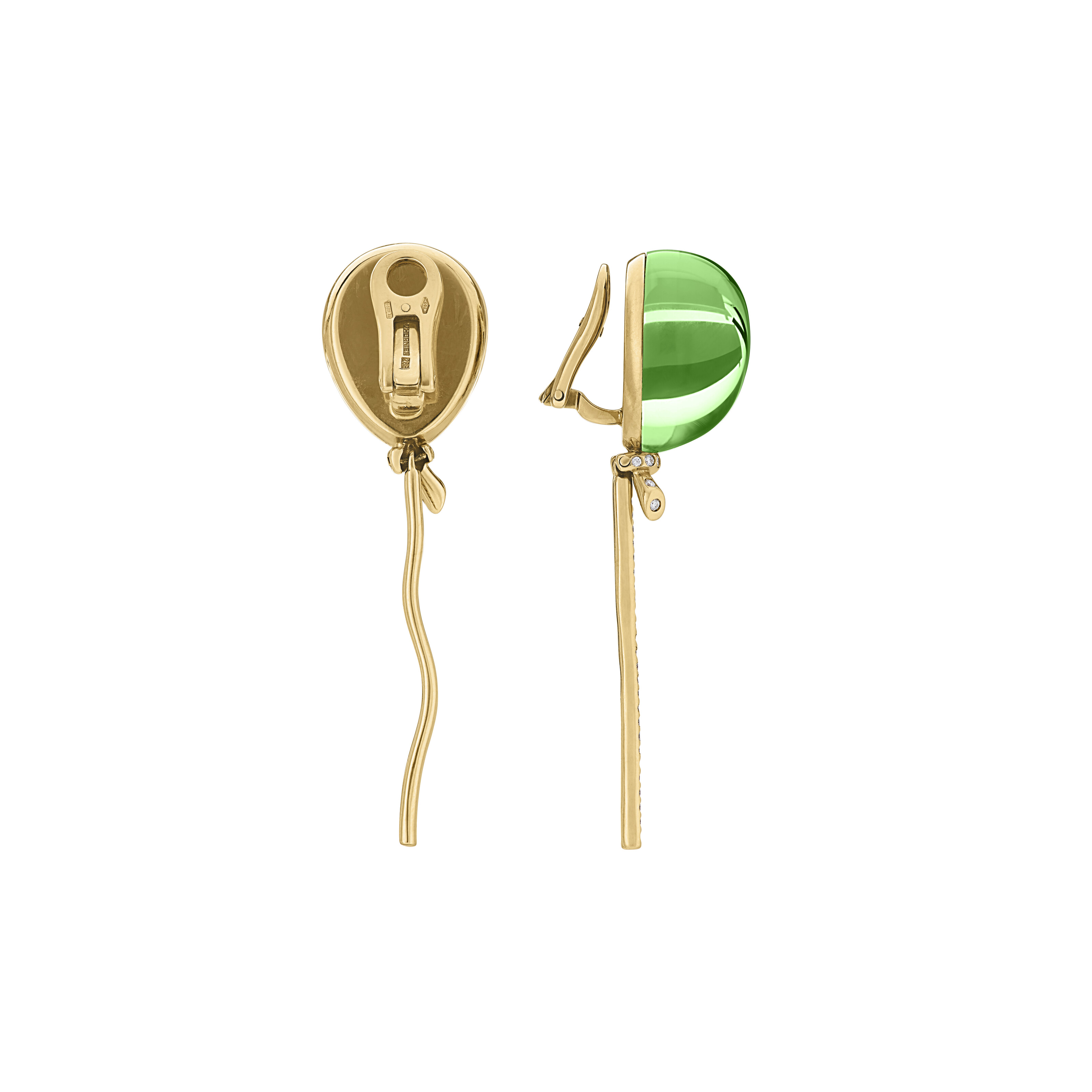 VHERNIER MULTI-GEM AND DIAMOND 'PALLONCINO' EARRINGS image 3