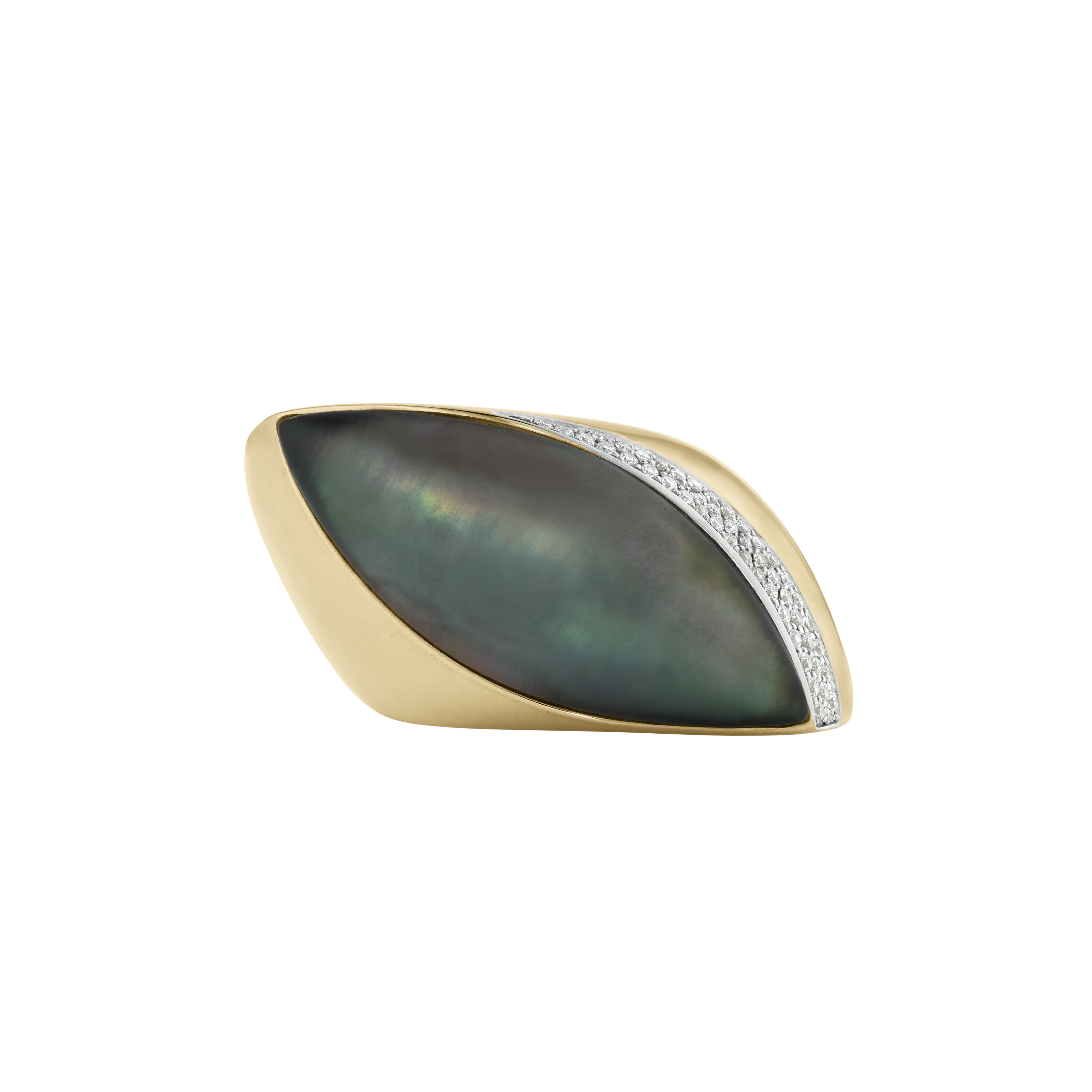 VHERNIER SET OF MOTHER-OF-PEARL AND DIAMOND ‘FUSEAU’ JEWELRY image 6